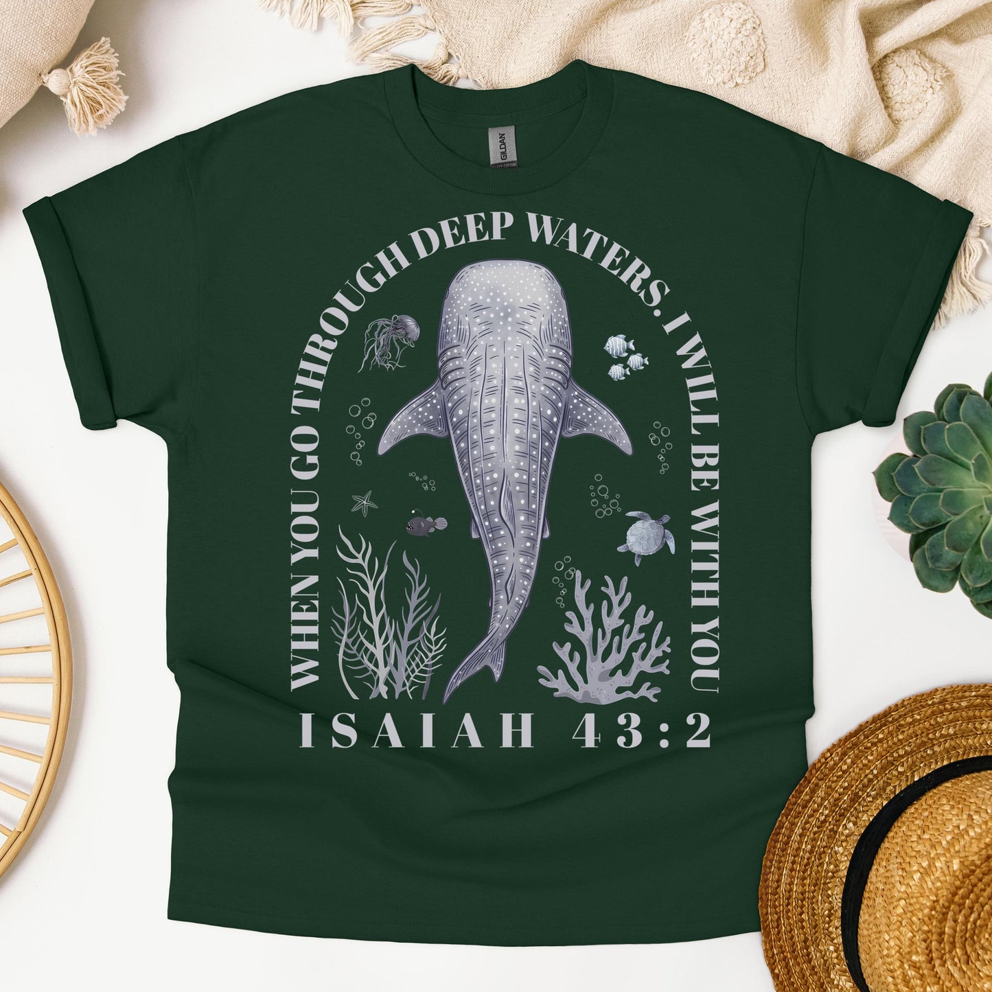 When You Go Through Deep Waters I Will Be With You Isaiah 43.2 08