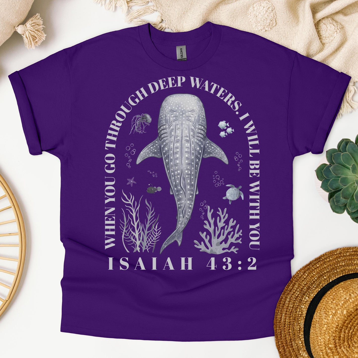 When You Go Through Deep Waters I Will Be With You Isaiah 43.2 08