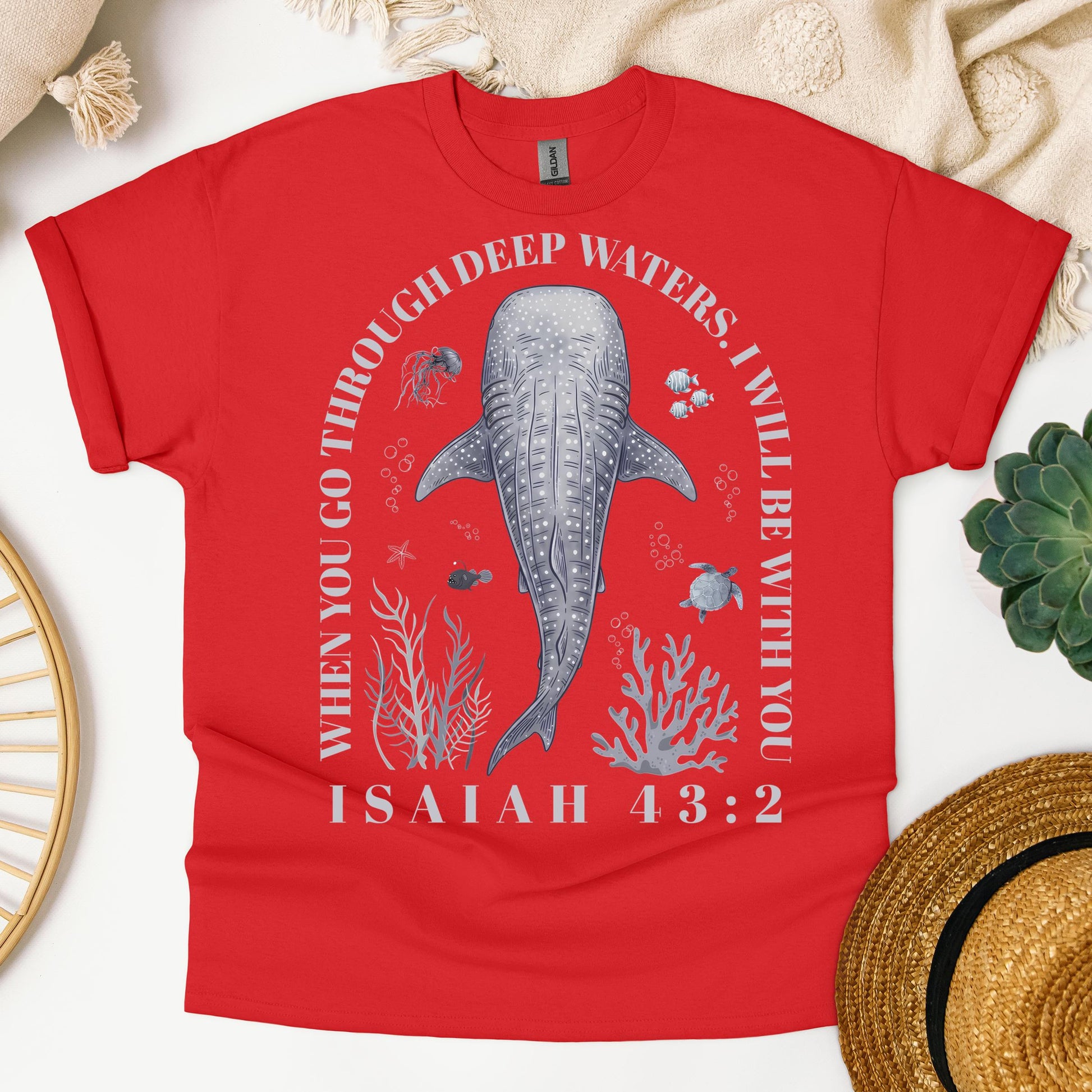 When You Go Through Deep Waters I Will Be With You Isaiah 43.2 08