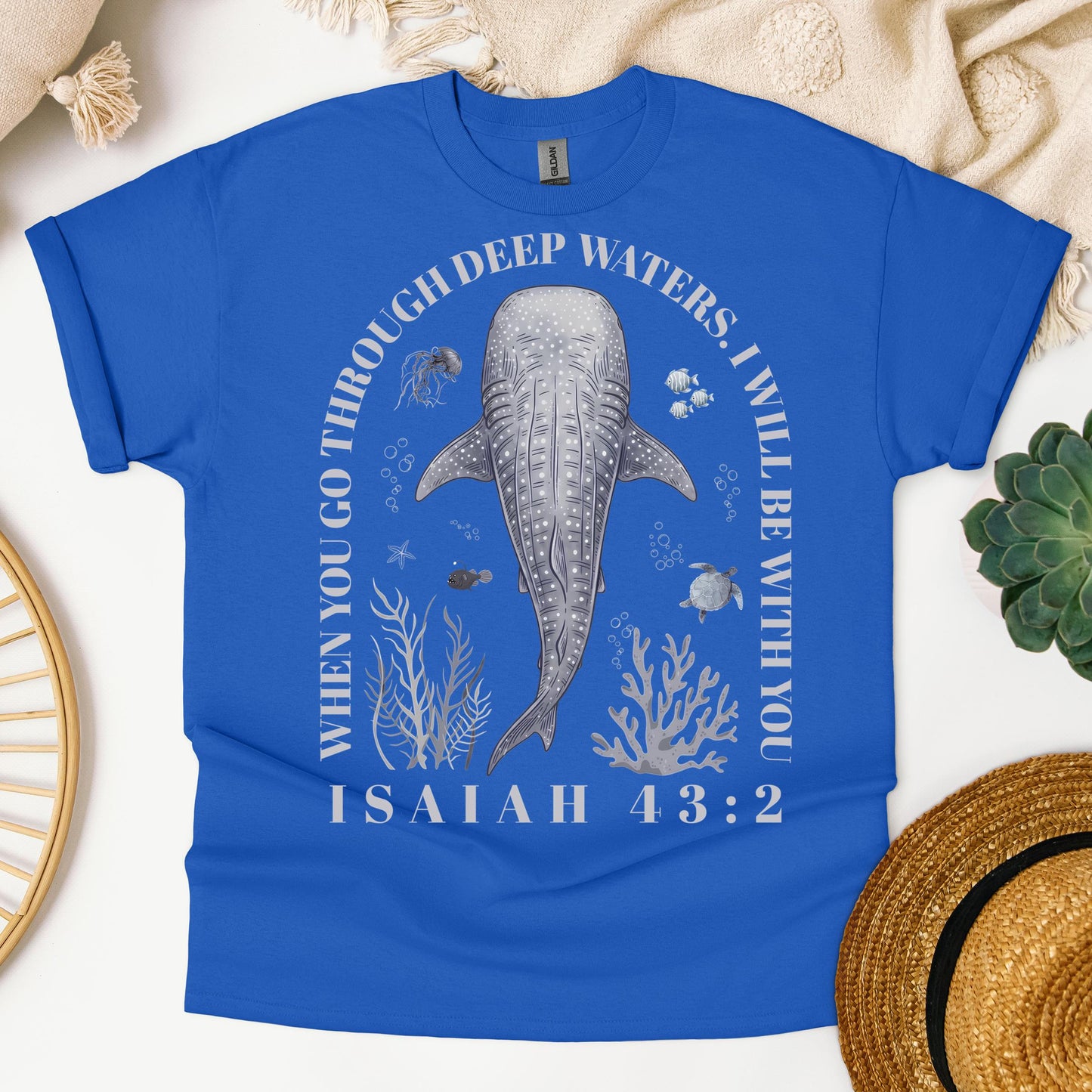 When You Go Through Deep Waters I Will Be With You Isaiah 43.2 08