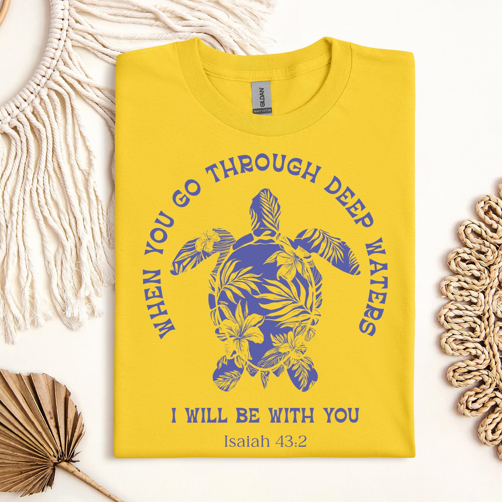 When You Go Through Deep Waters I Will Be With You Isaiah 43.2 09