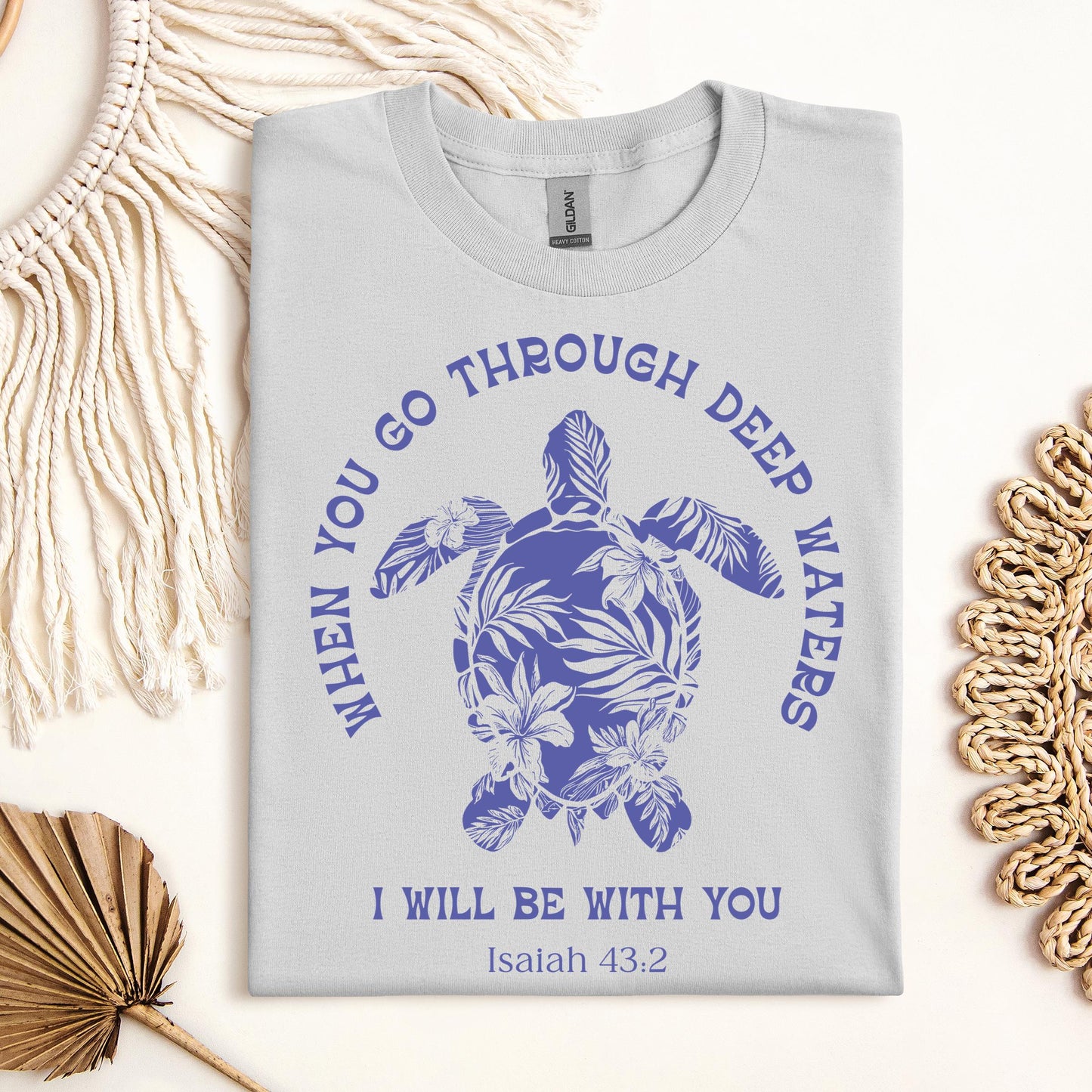 When You Go Through Deep Waters I Will Be With You Isaiah 43.2 09