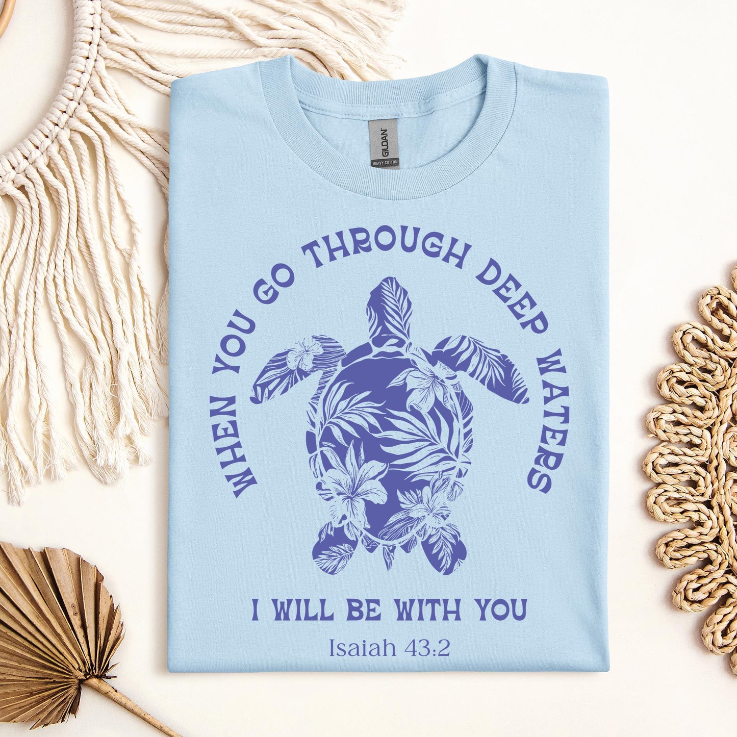 When You Go Through Deep Waters I Will Be With You Isaiah 43.2 09