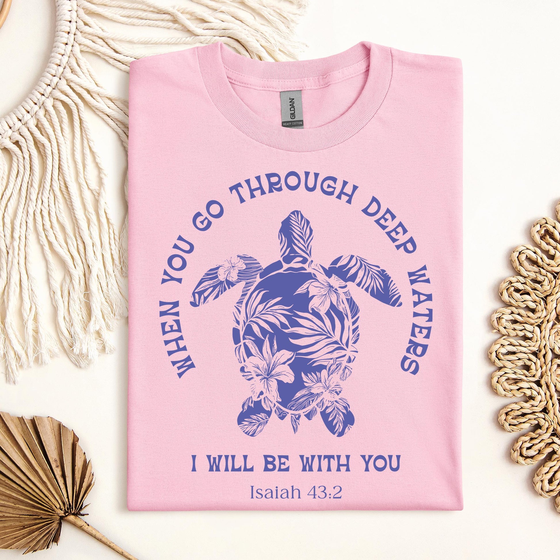 When You Go Through Deep Waters I Will Be With You Isaiah 43.2 09