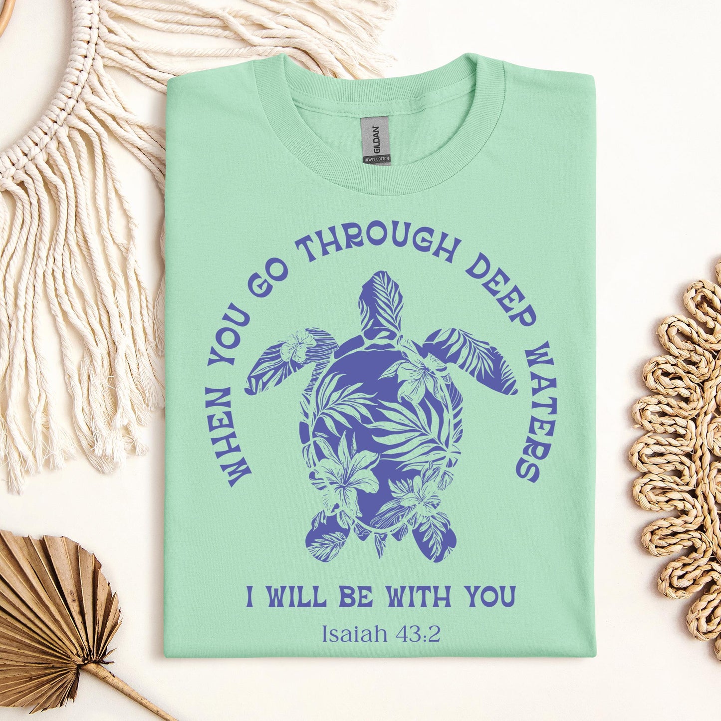 When You Go Through Deep Waters I Will Be With You Isaiah 43.2 09