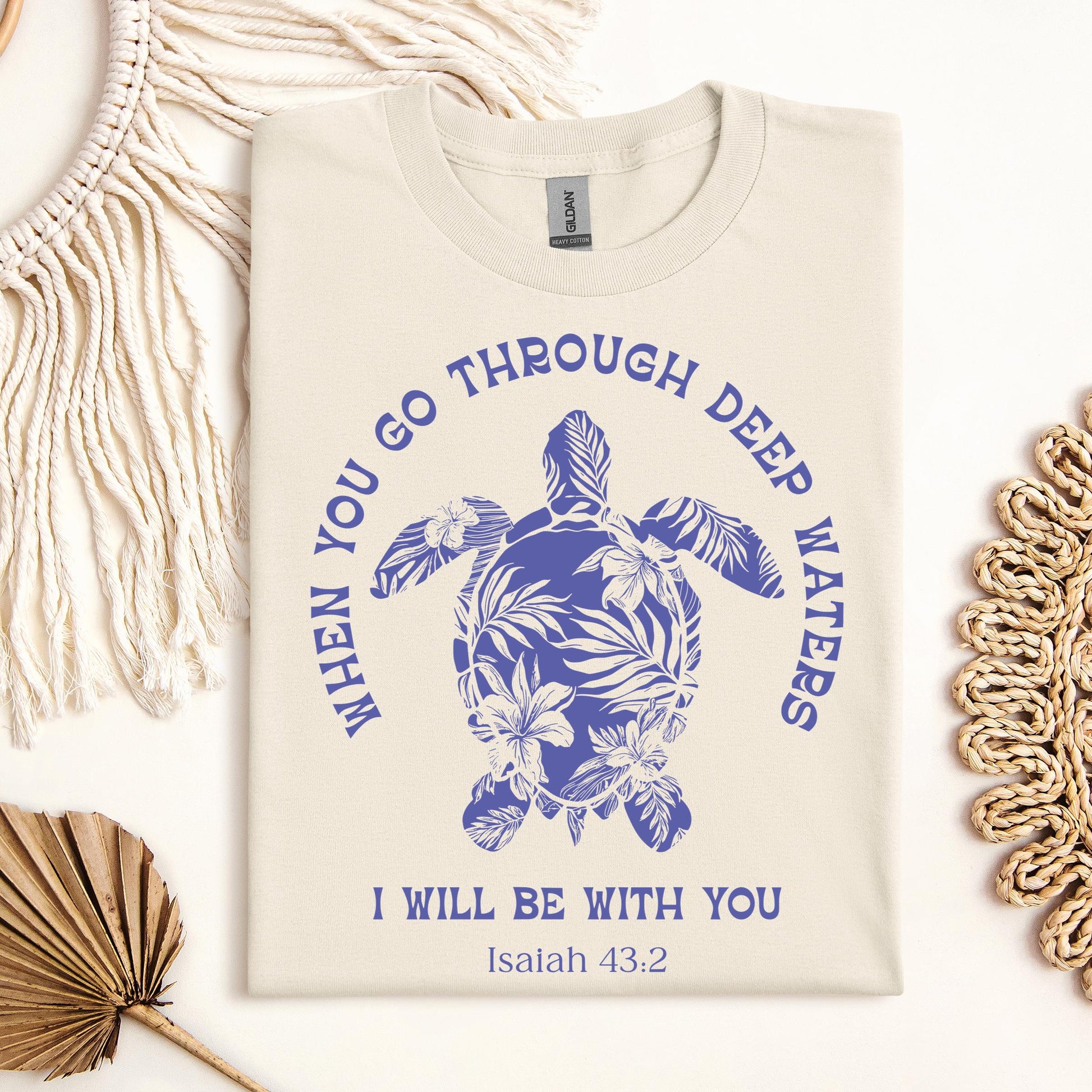 When You Go Through Deep Waters I Will Be With You Isaiah 43.2 09