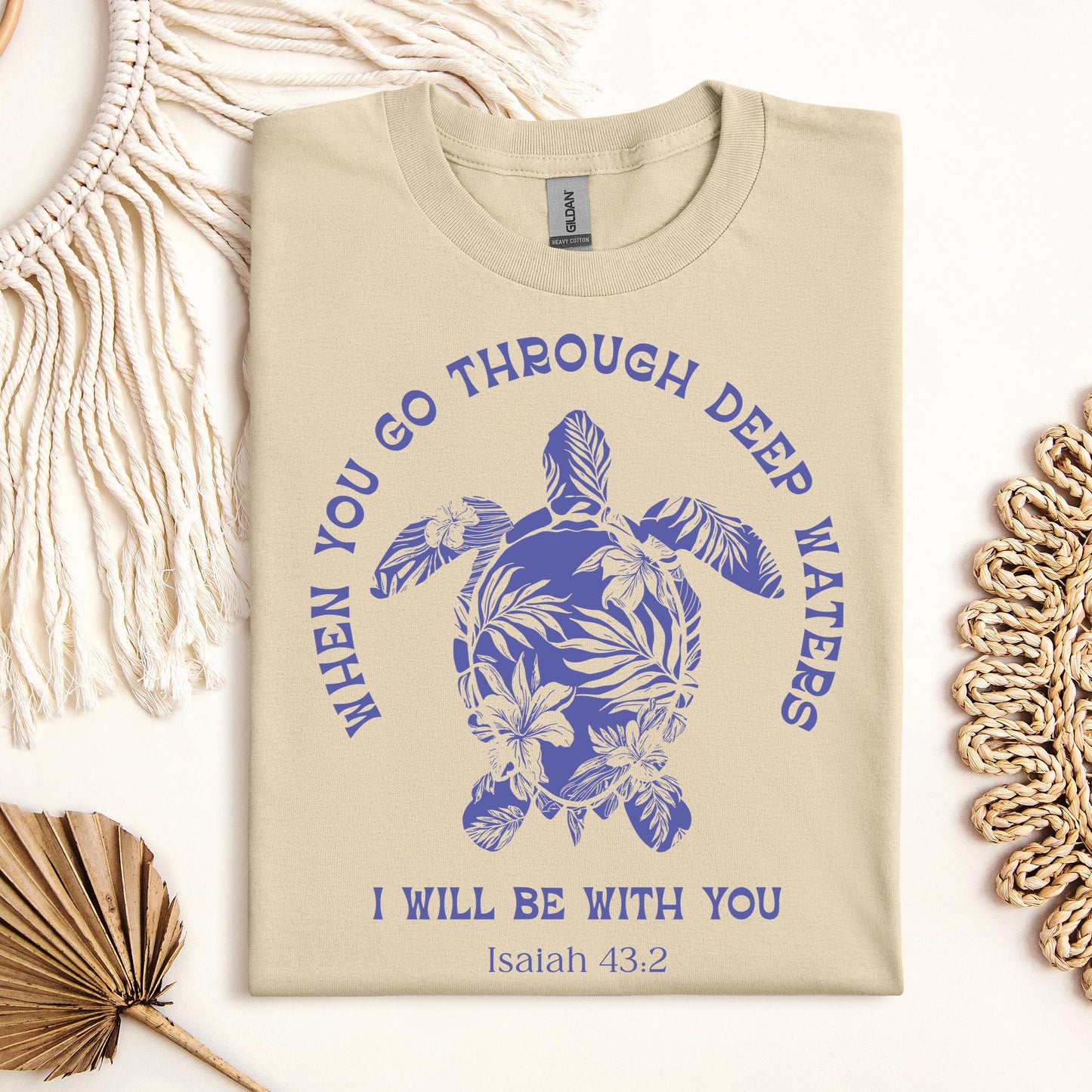 When You Go Through Deep Waters I Will Be With You Isaiah 43.2 09