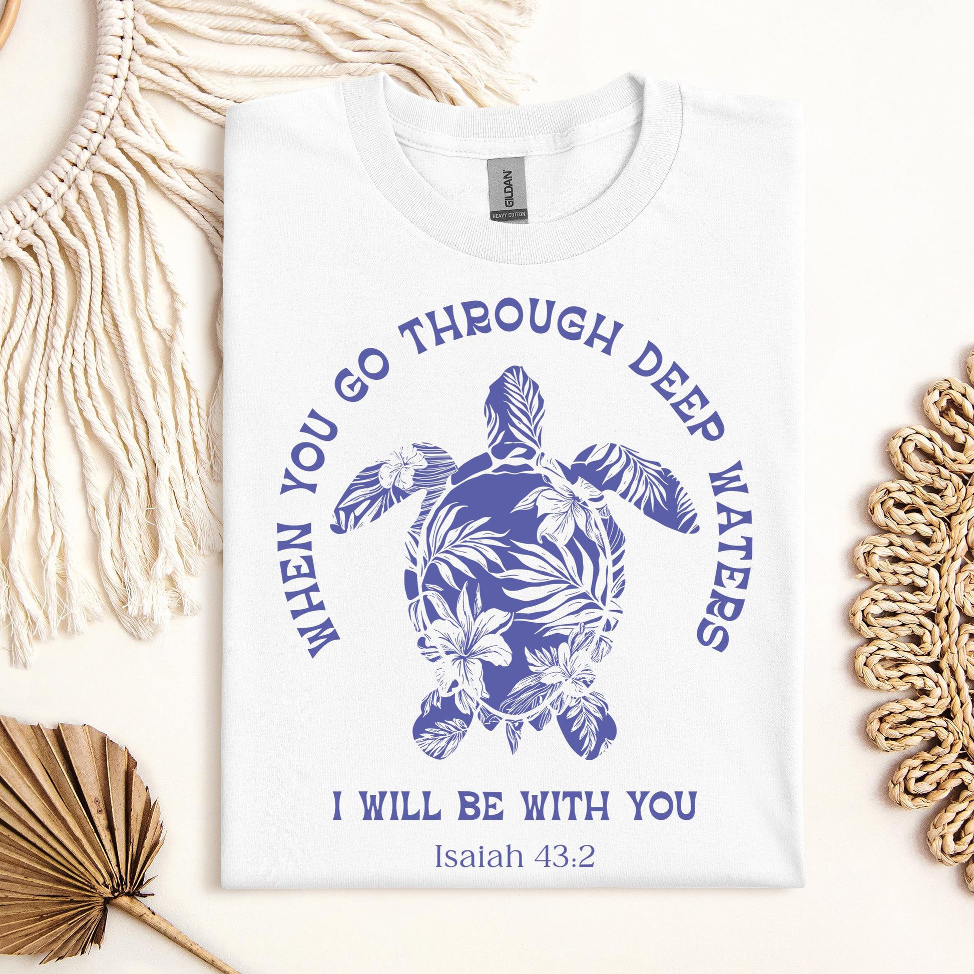 When You Go Through Deep Waters I Will Be With You Isaiah 43.2 09