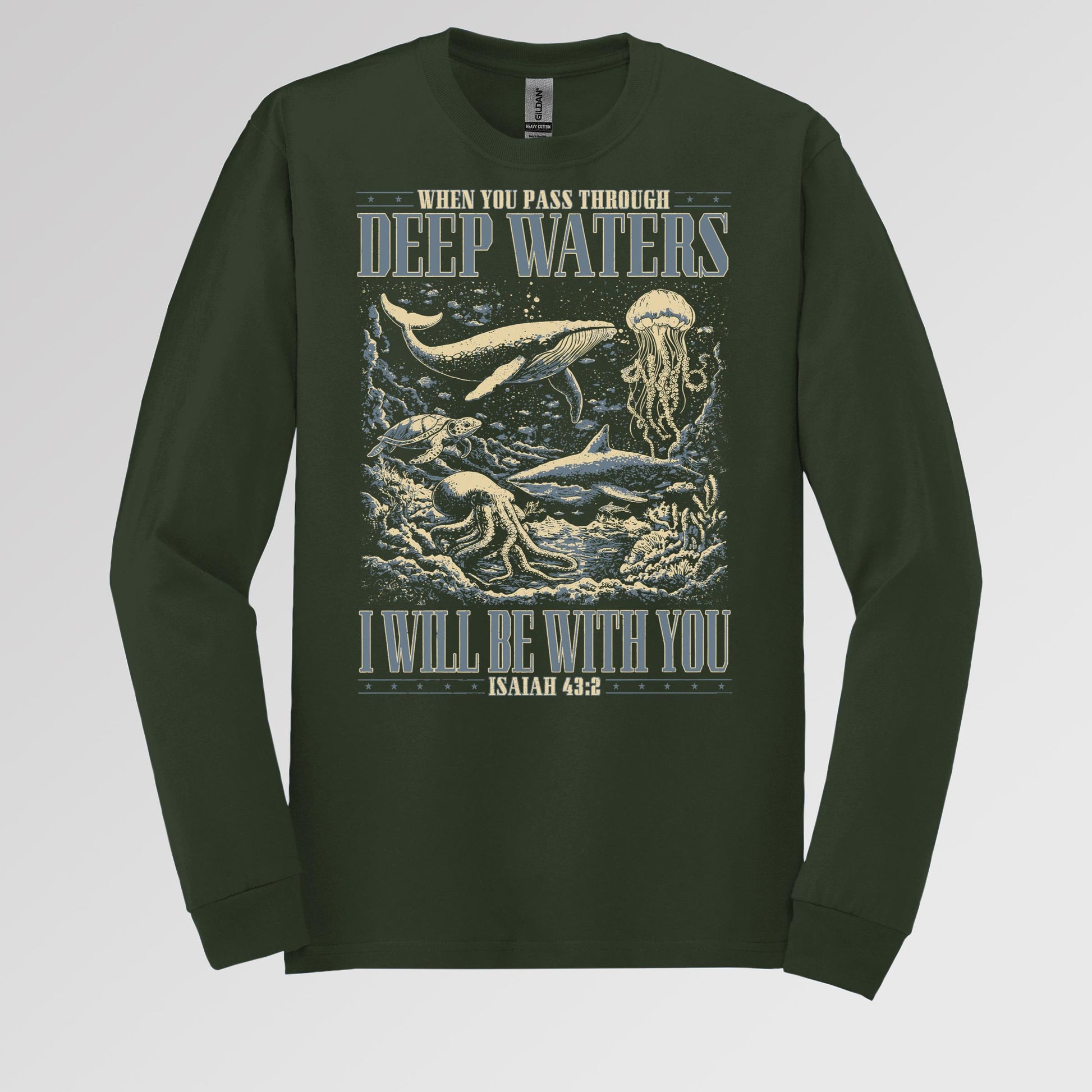 When You Pass Through Deep Waters I Will Be With You Isaiah 43.2 01