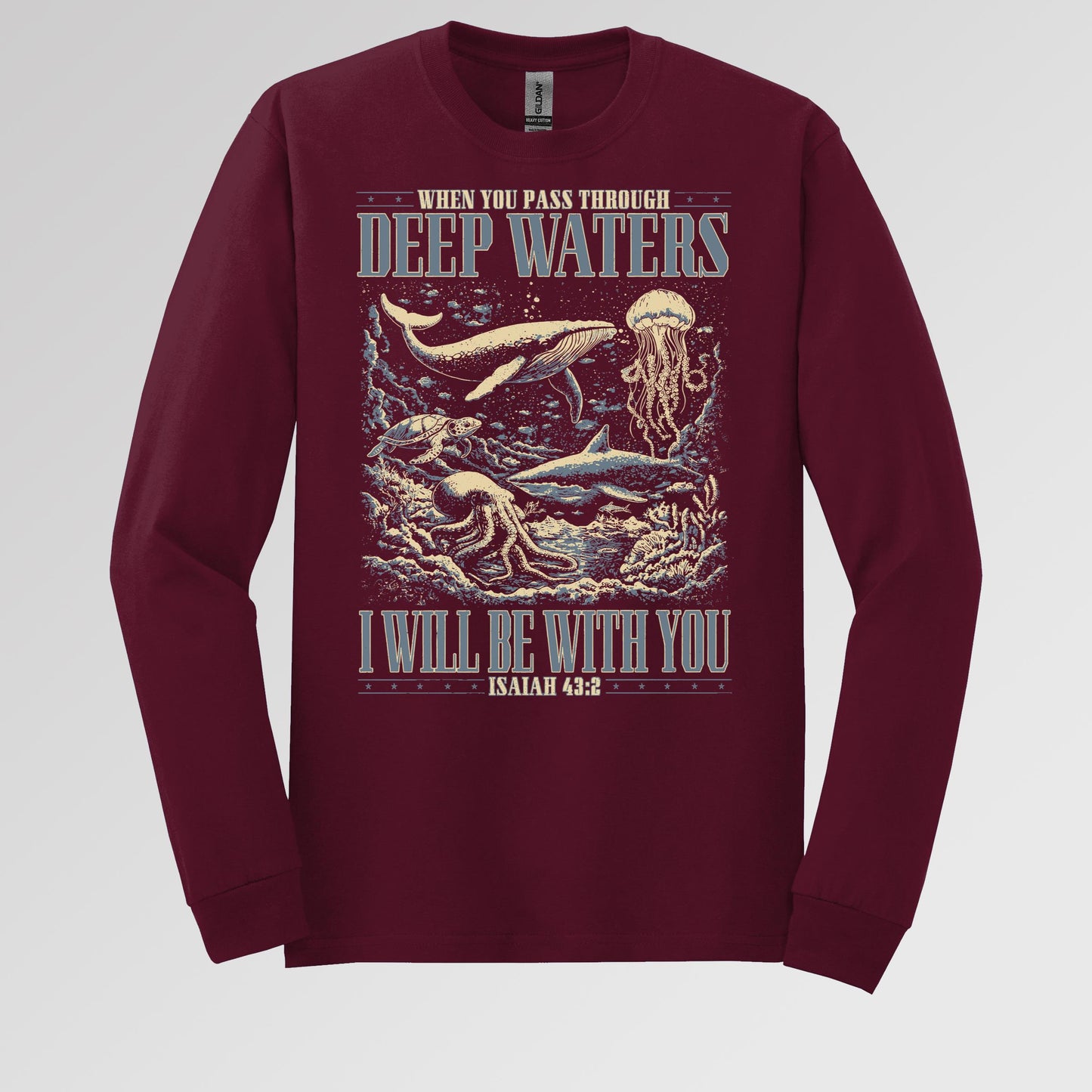 When You Pass Through Deep Waters I Will Be With You Isaiah 43.2 01