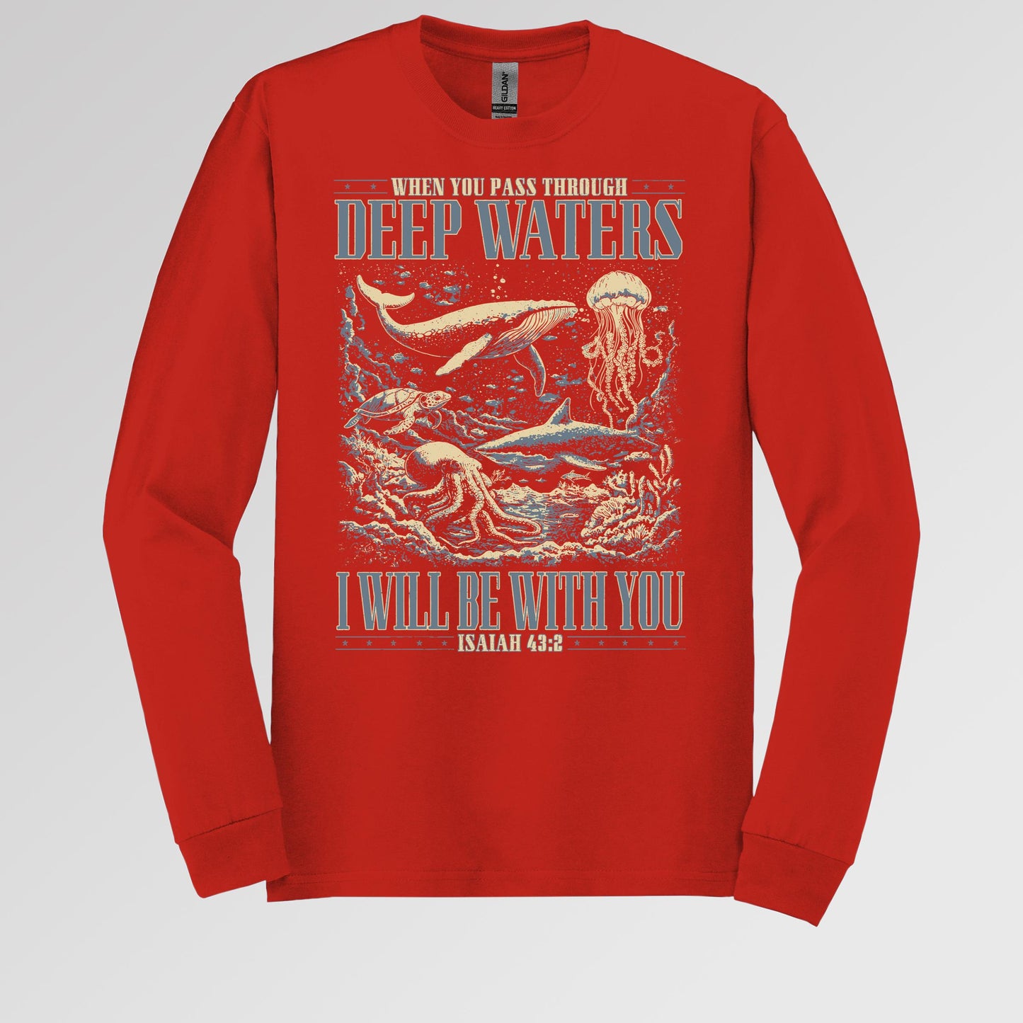 When You Pass Through Deep Waters I Will Be With You Isaiah 43.2 01