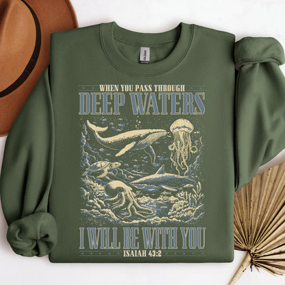 When You Pass Through Deep Waters I Will Be With You Isaiah 43.2 01
