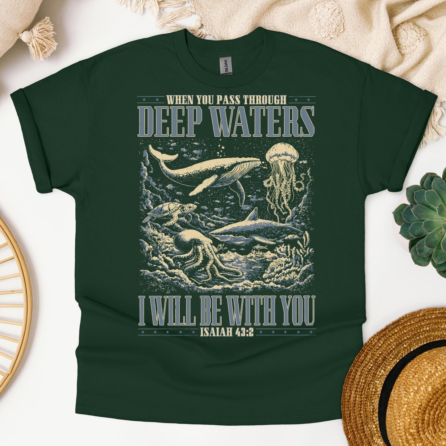When You Pass Through Deep Waters I Will Be With You Isaiah 43.2 01