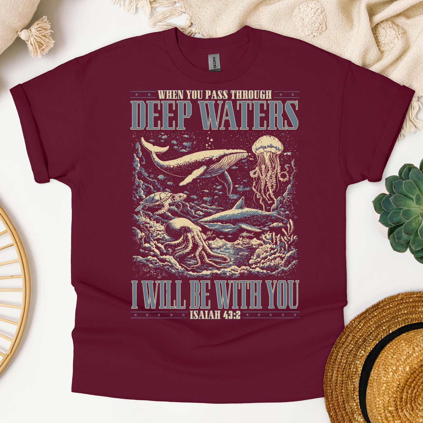 When You Pass Through Deep Waters I Will Be With You Isaiah 43.2 01