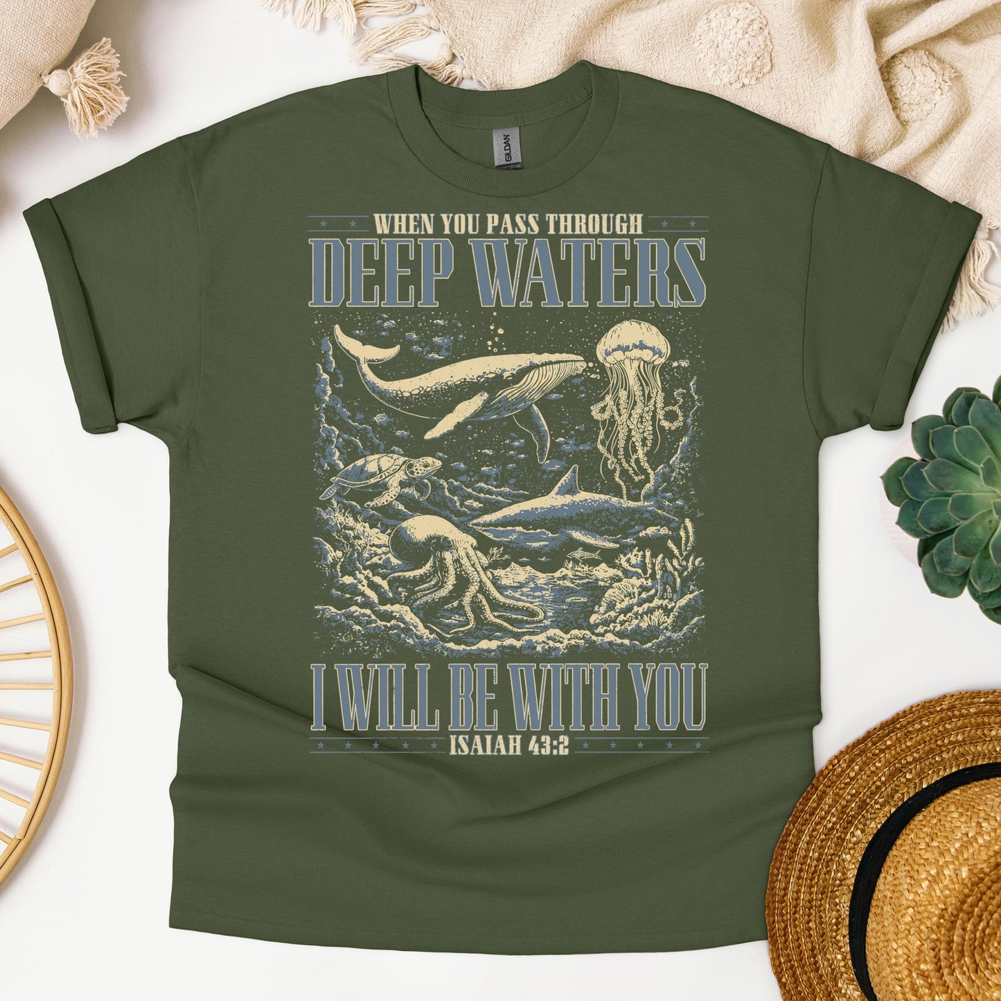 When You Pass Through Deep Waters I Will Be With You Isaiah 43.2 01