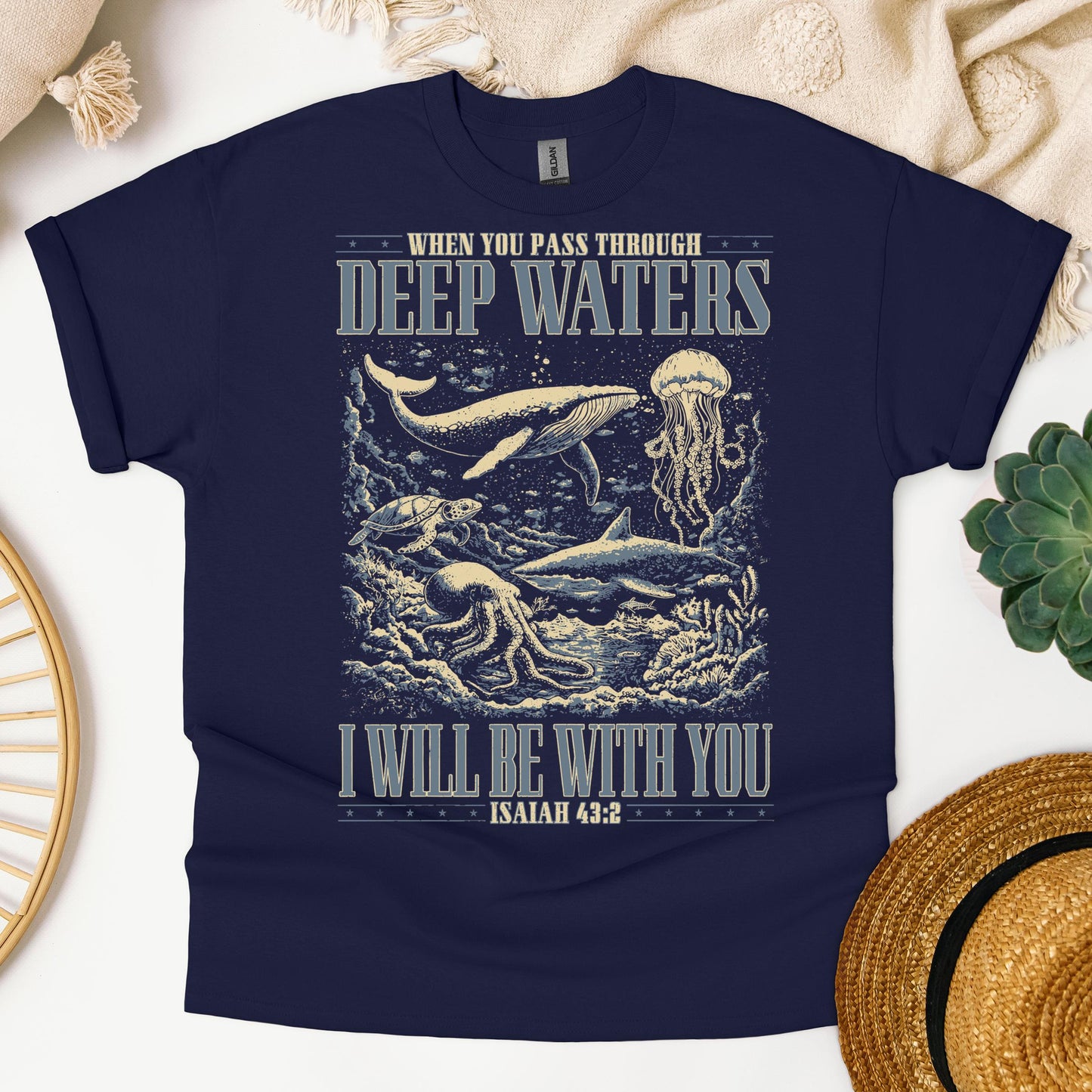 When You Pass Through Deep Waters I Will Be With You Isaiah 43.2 01