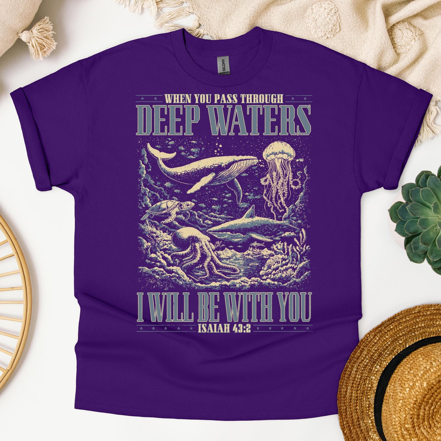 When You Pass Through Deep Waters I Will Be With You Isaiah 43.2 01