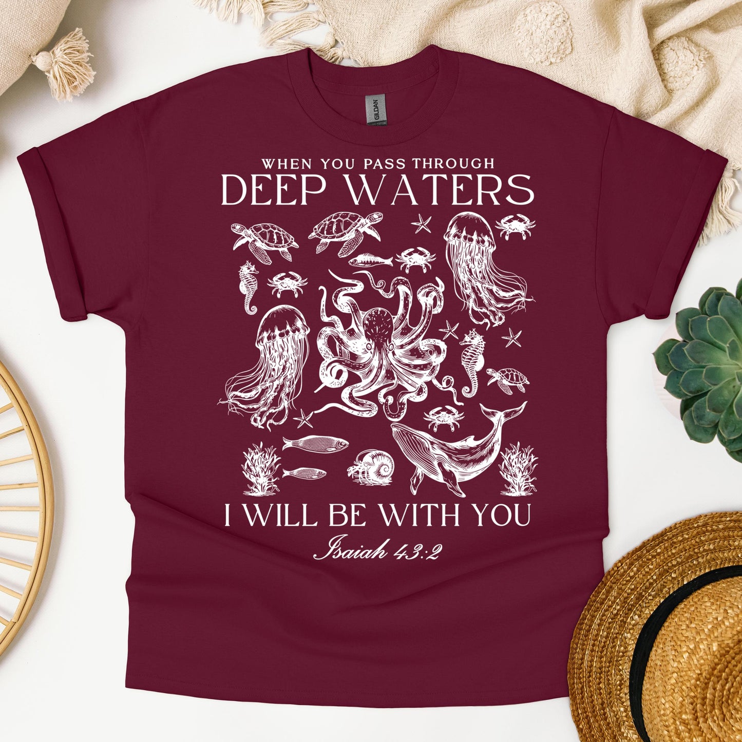 When You Pass Through Deep Waters I Will Be With You Isaiah 43.2 04