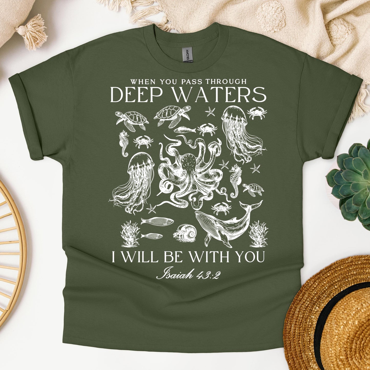 When You Pass Through Deep Waters I Will Be With You Isaiah 43.2 04
