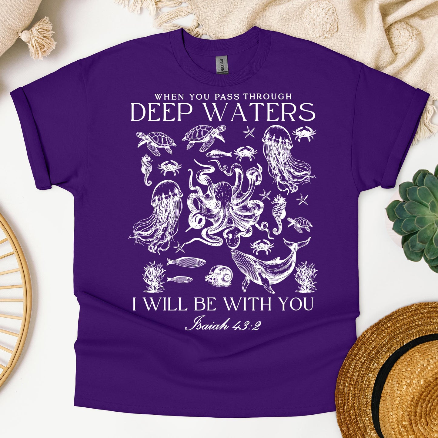 When You Pass Through Deep Waters I Will Be With You Isaiah 43.2 04