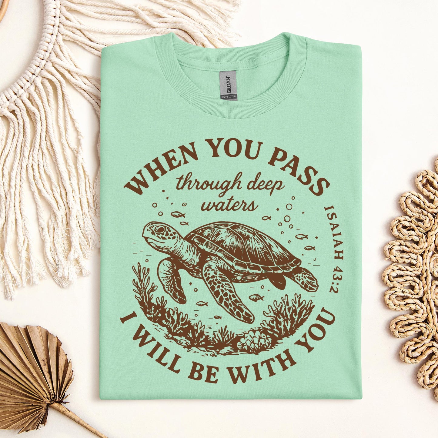 When You Pass Through Deep Waters I Will Be With You Isaiah 43.2 06