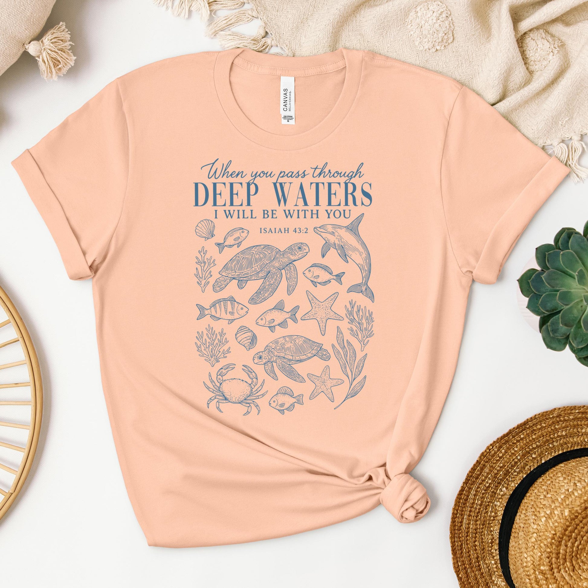 When You Pass Through Deep Waters I Will Be With You Isaiah 43.2 07
