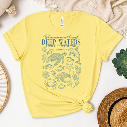 When You Pass Through Deep Waters I Will Be With You Isaiah 43.2 07