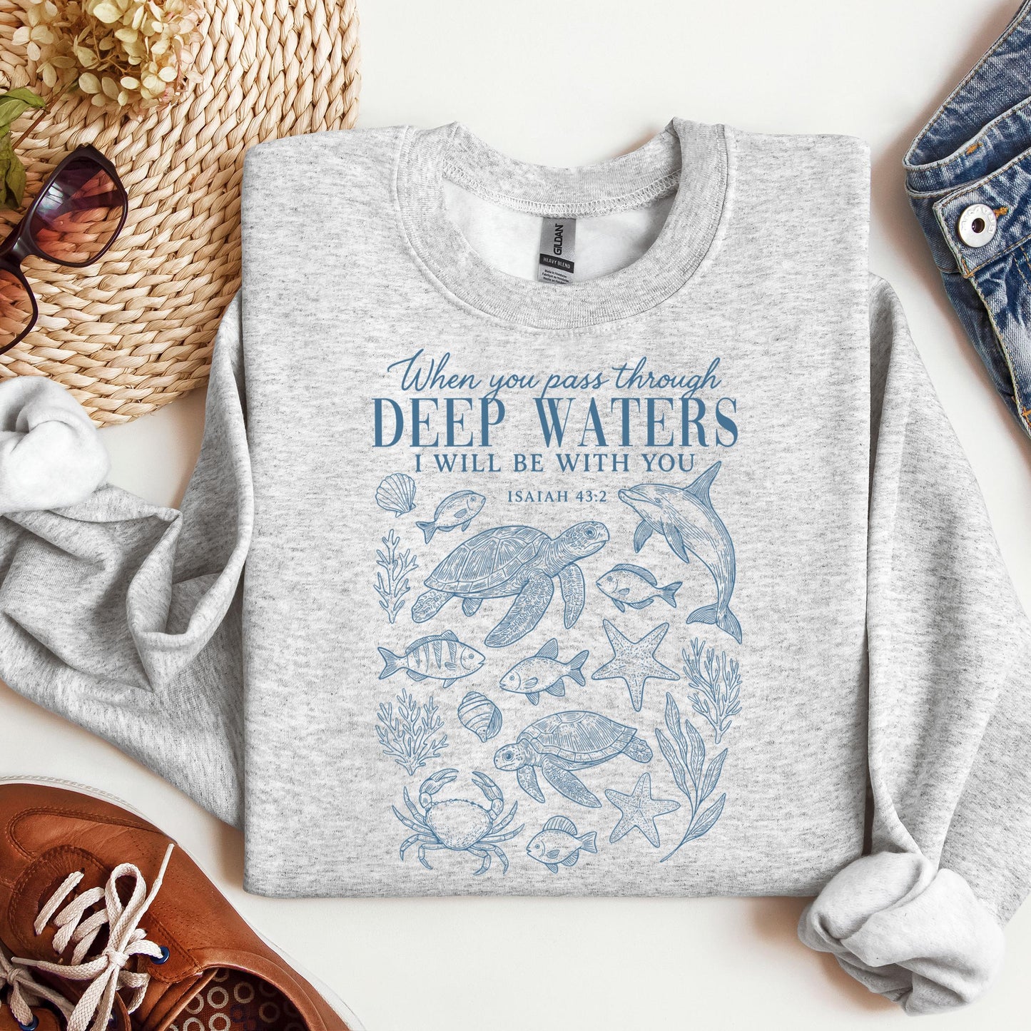 When You Pass Through Deep Waters I Will Be With You Isaiah 43.2 07