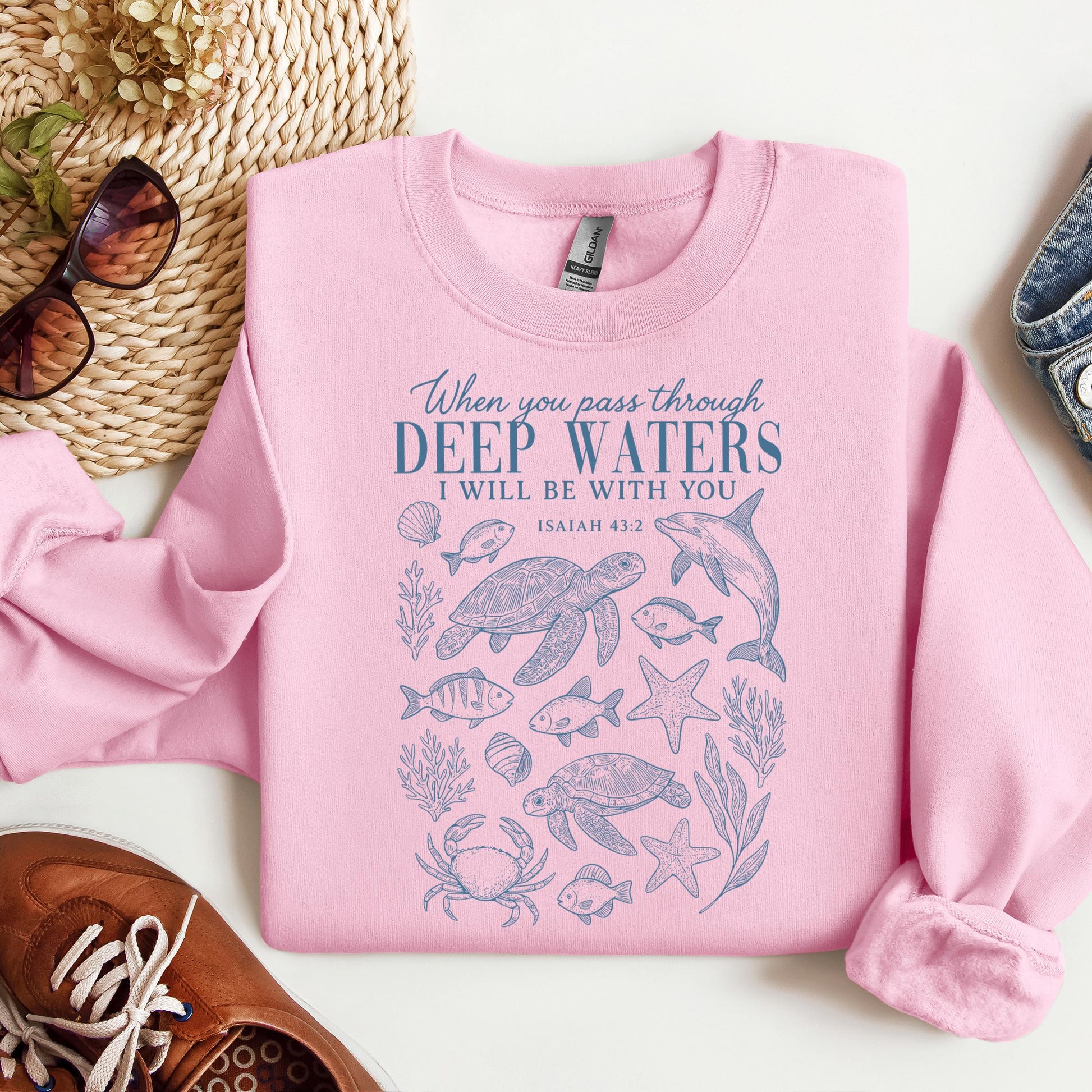 When You Pass Through Deep Waters I Will Be With You Isaiah 43.2 07