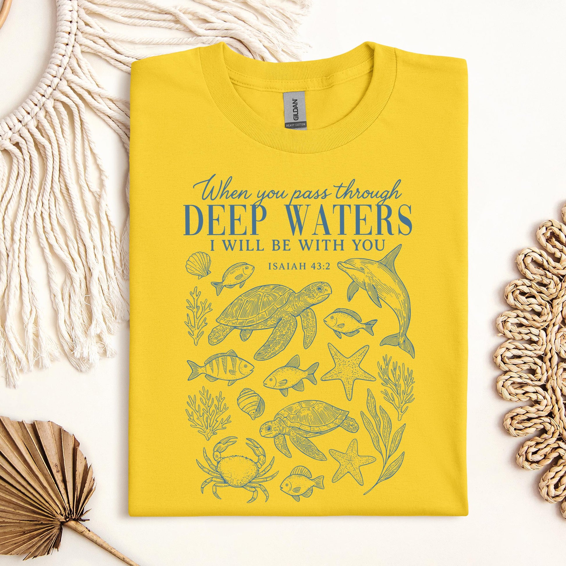 When You Pass Through Deep Waters I Will Be With You Isaiah 43.2 07