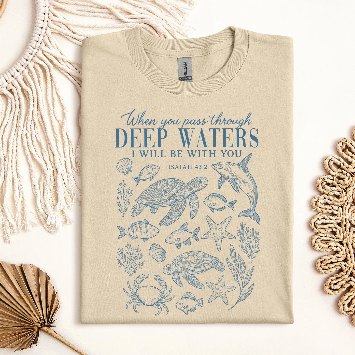 When You Pass Through Deep Waters I Will Be With You Isaiah 43.2 07