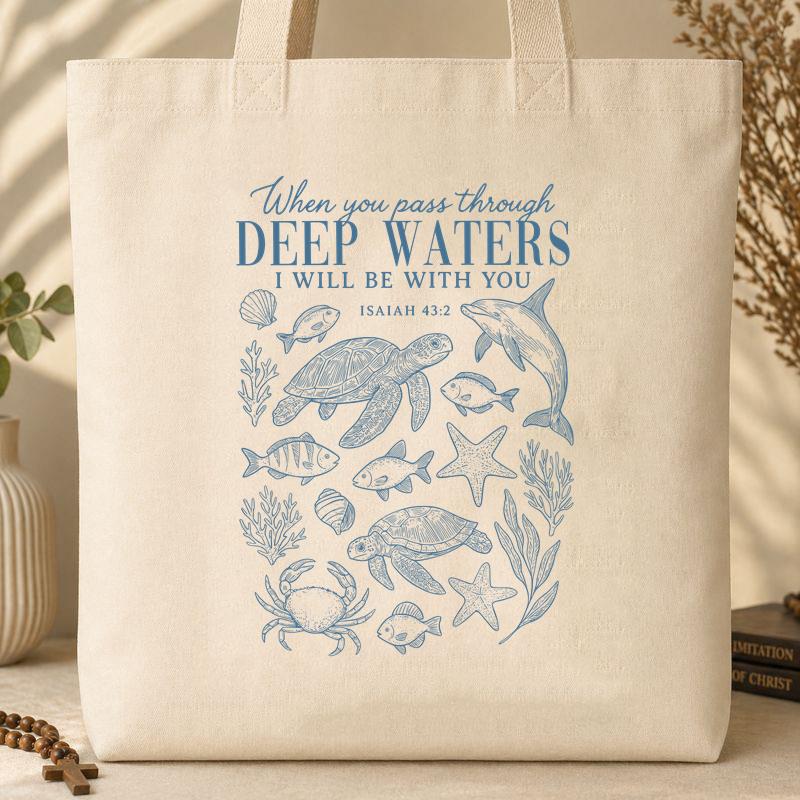 When You Pass Through Deep Waters I Will Be With You Isaiah 43.2 07