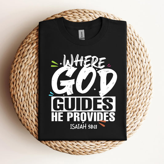 Where God Guides He Provides Isaiah 58.11