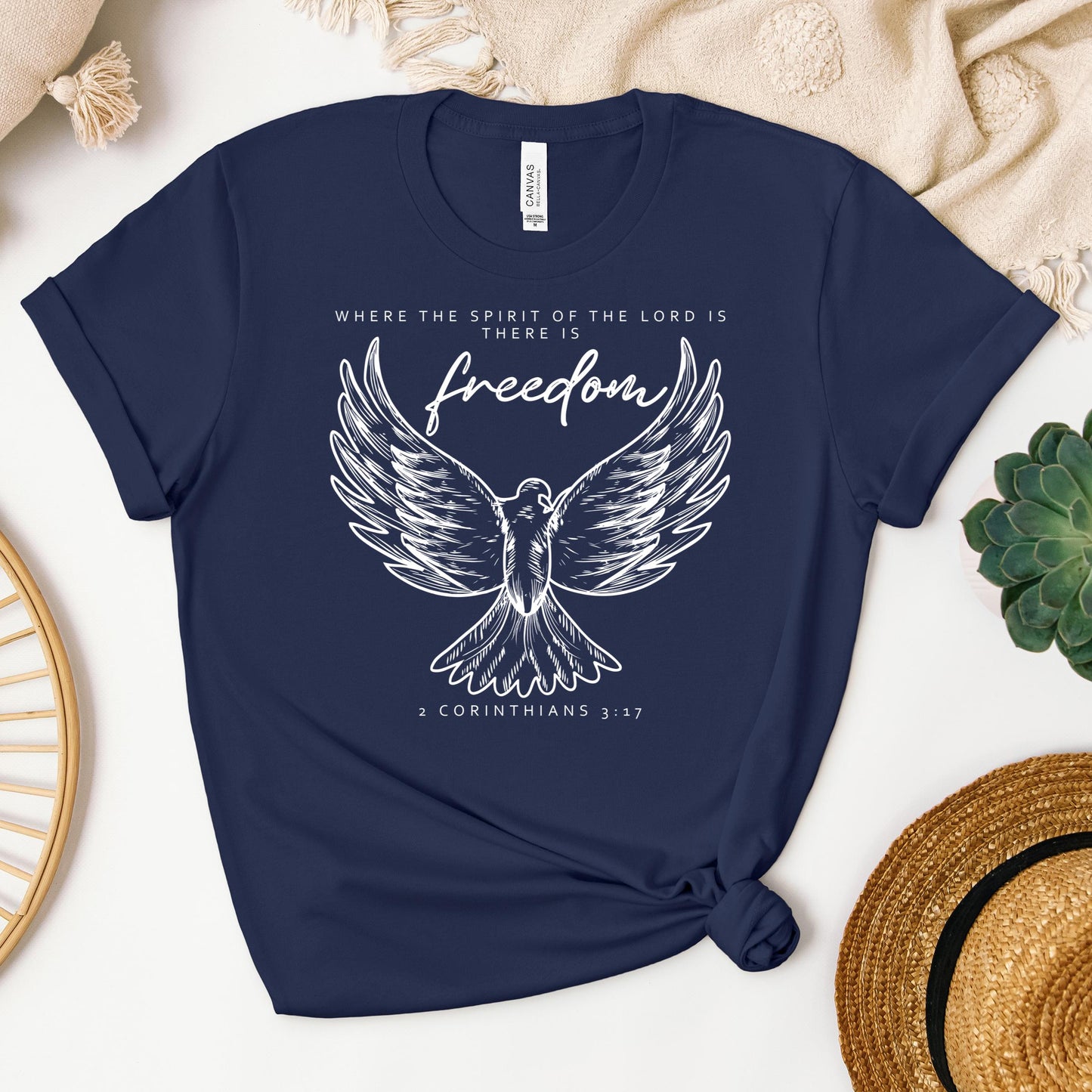 Where The Spirit Of The Lord Is There Is Freedom 2 Corithians 3.17 01