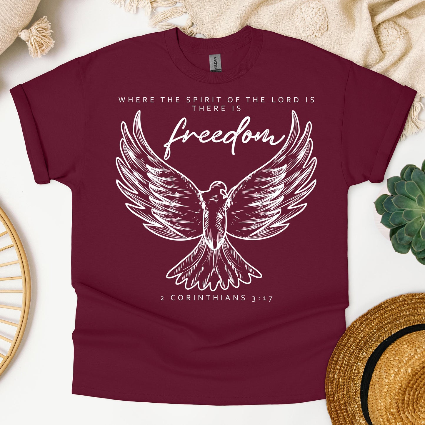 Where The Spirit Of The Lord Is There Is Freedom 2 Corithians 3.17 01