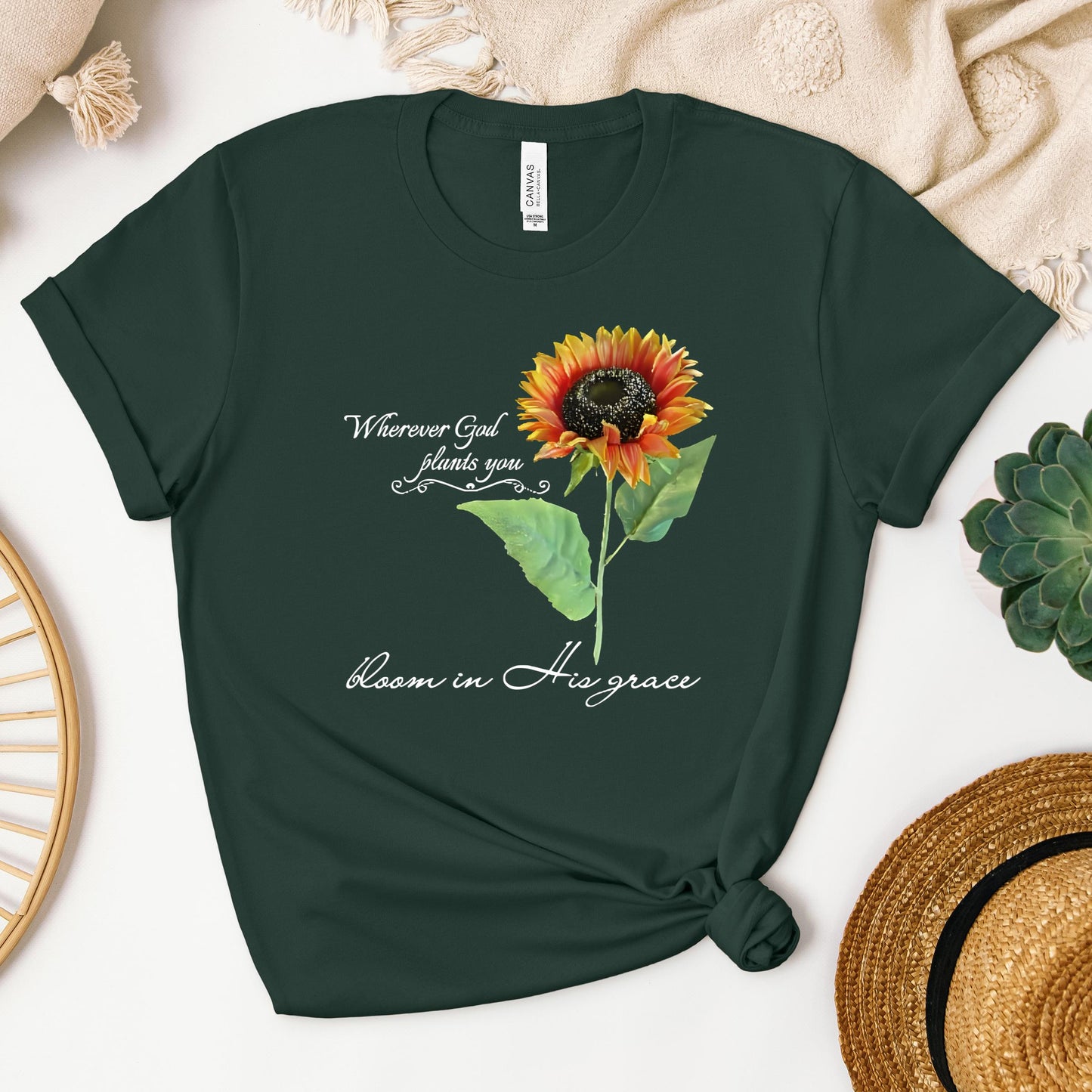 Wherever God Plans You Bloom In His Grace
