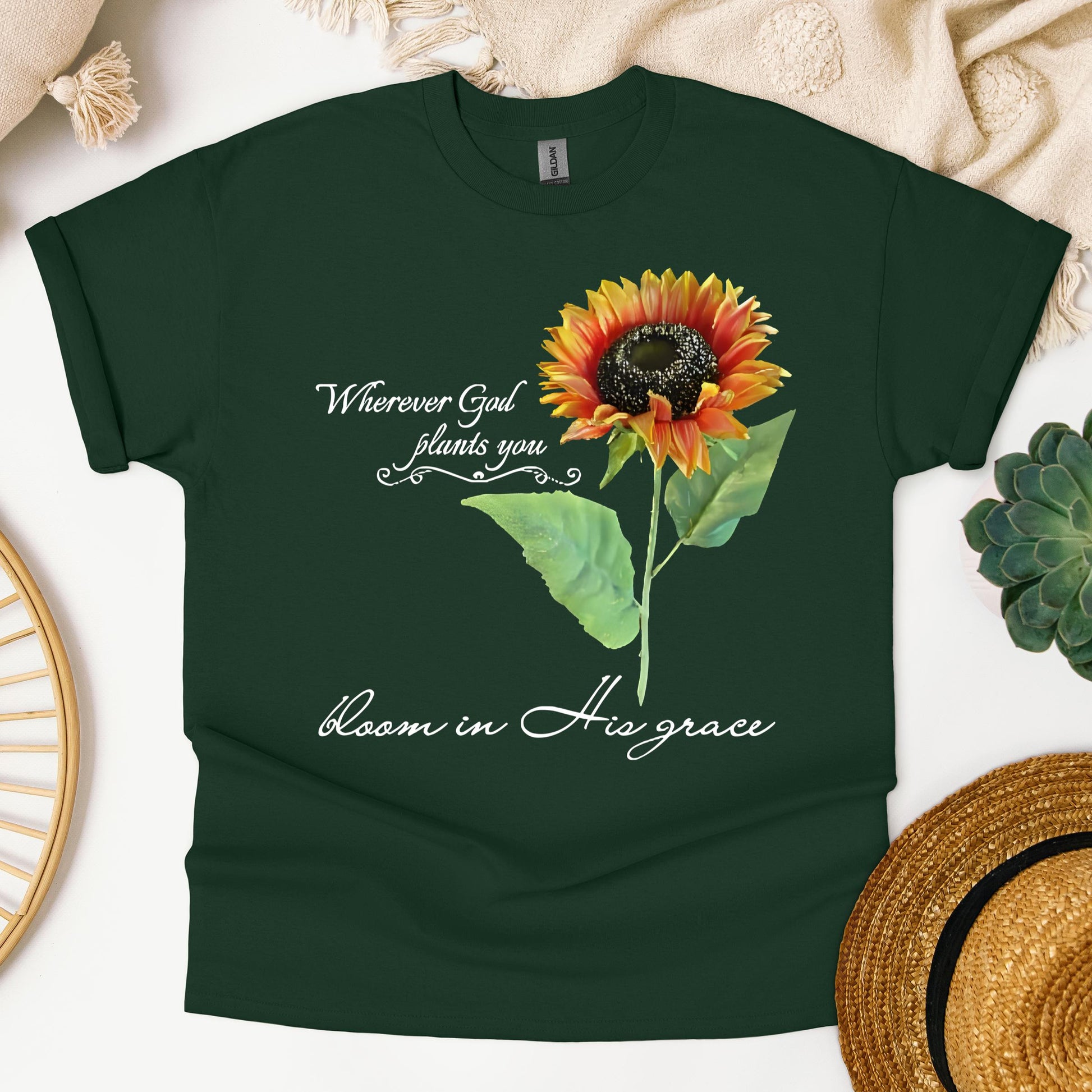 Wherever God Plans You Bloom In His Grace