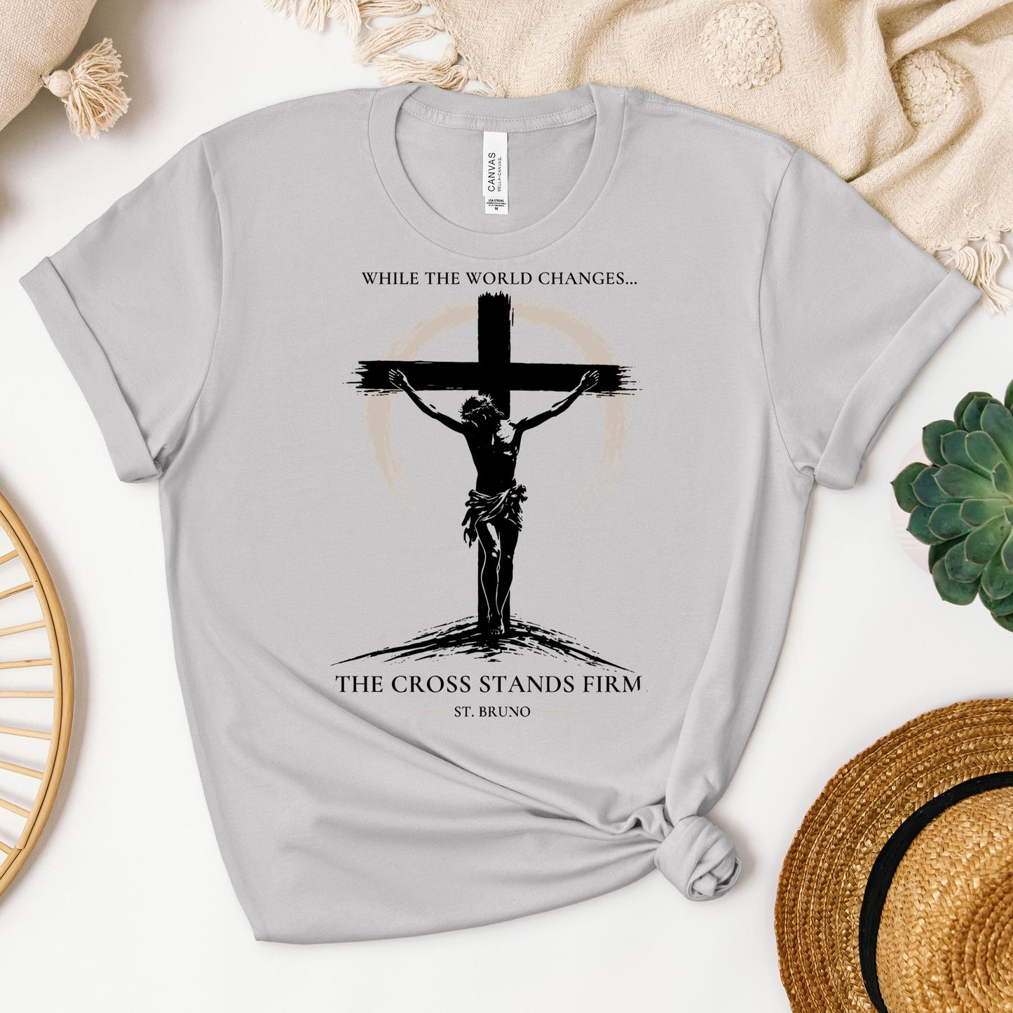 While The World Changes The Cross Stands Firm St. Bruno 01