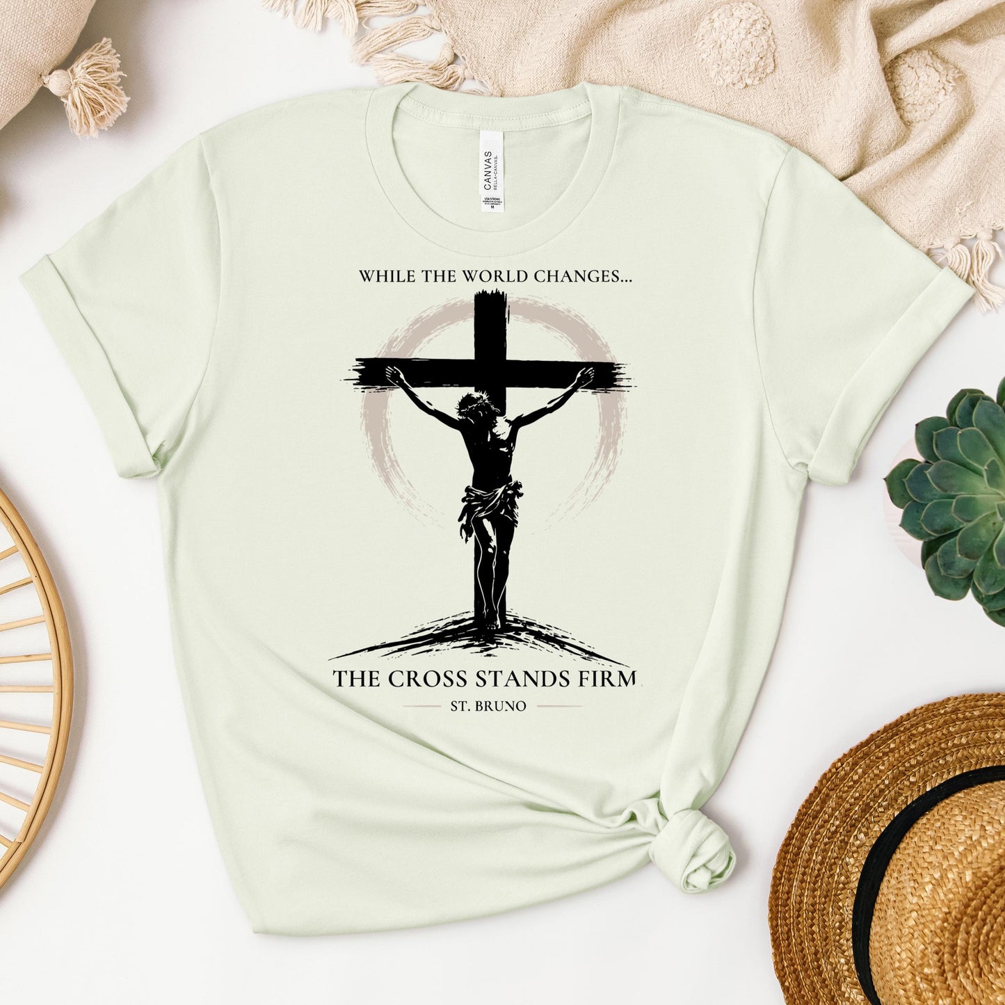 While The World Changes The Cross Stands Firm St. Bruno 01