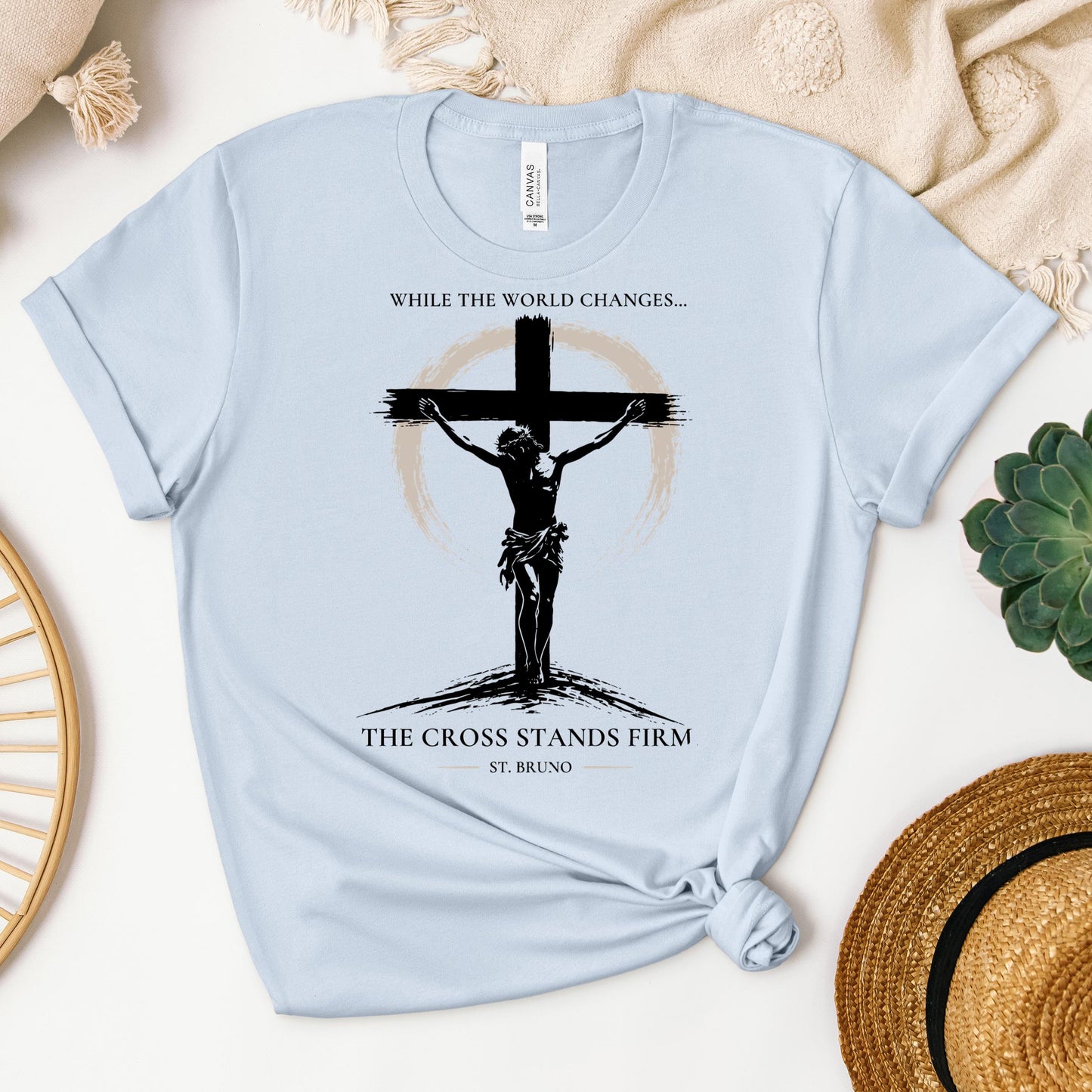 While The World Changes The Cross Stands Firm St. Bruno 01