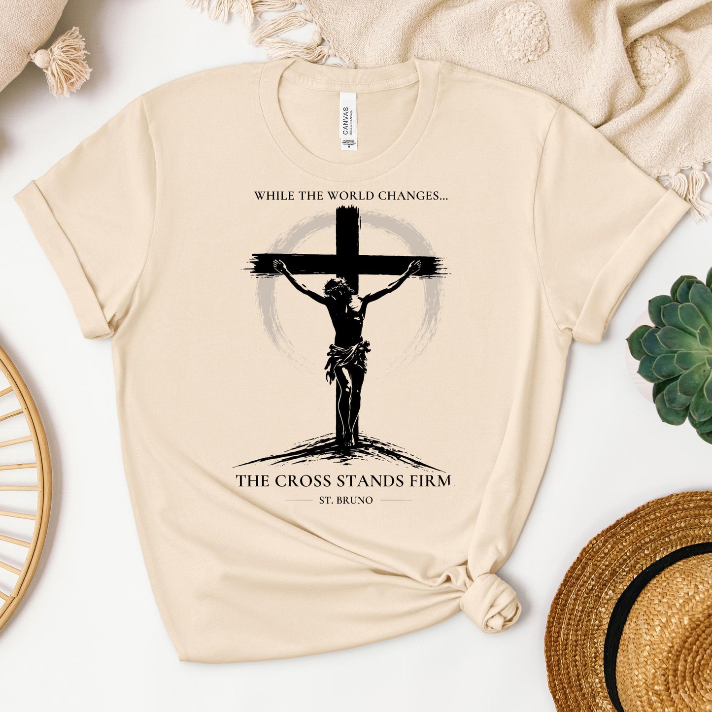 While The World Changes The Cross Stands Firm St. Bruno 01