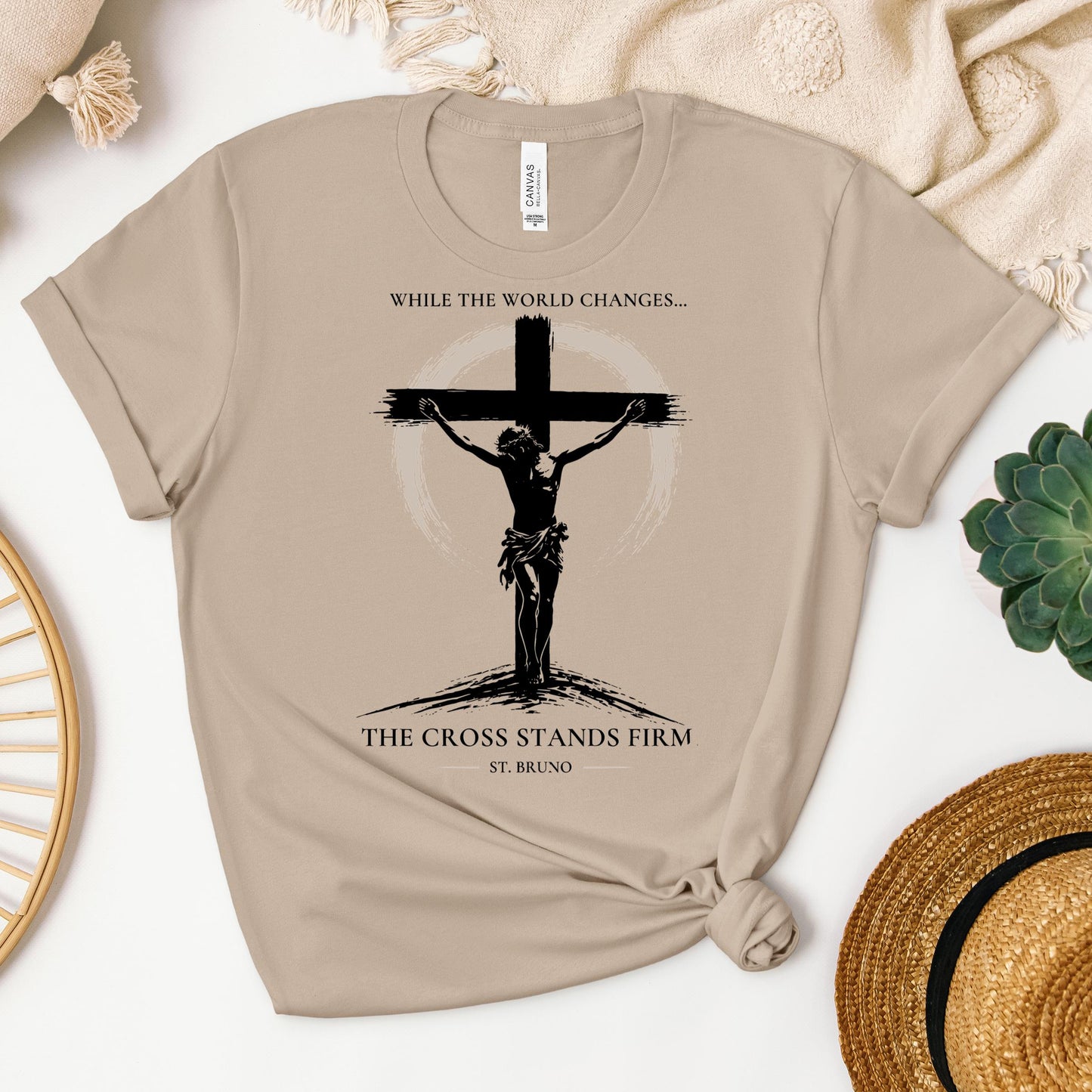 While The World Changes The Cross Stands Firm St. Bruno 01