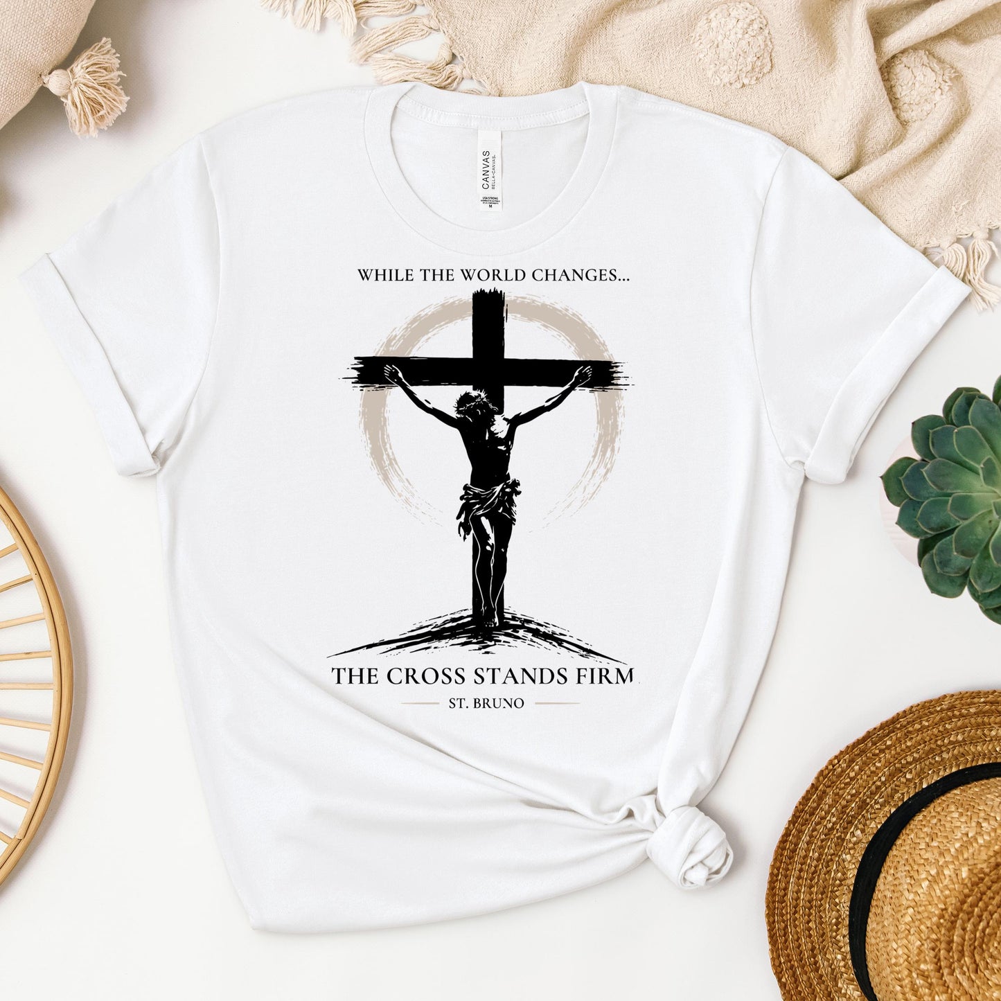 While The World Changes The Cross Stands Firm St. Bruno 01