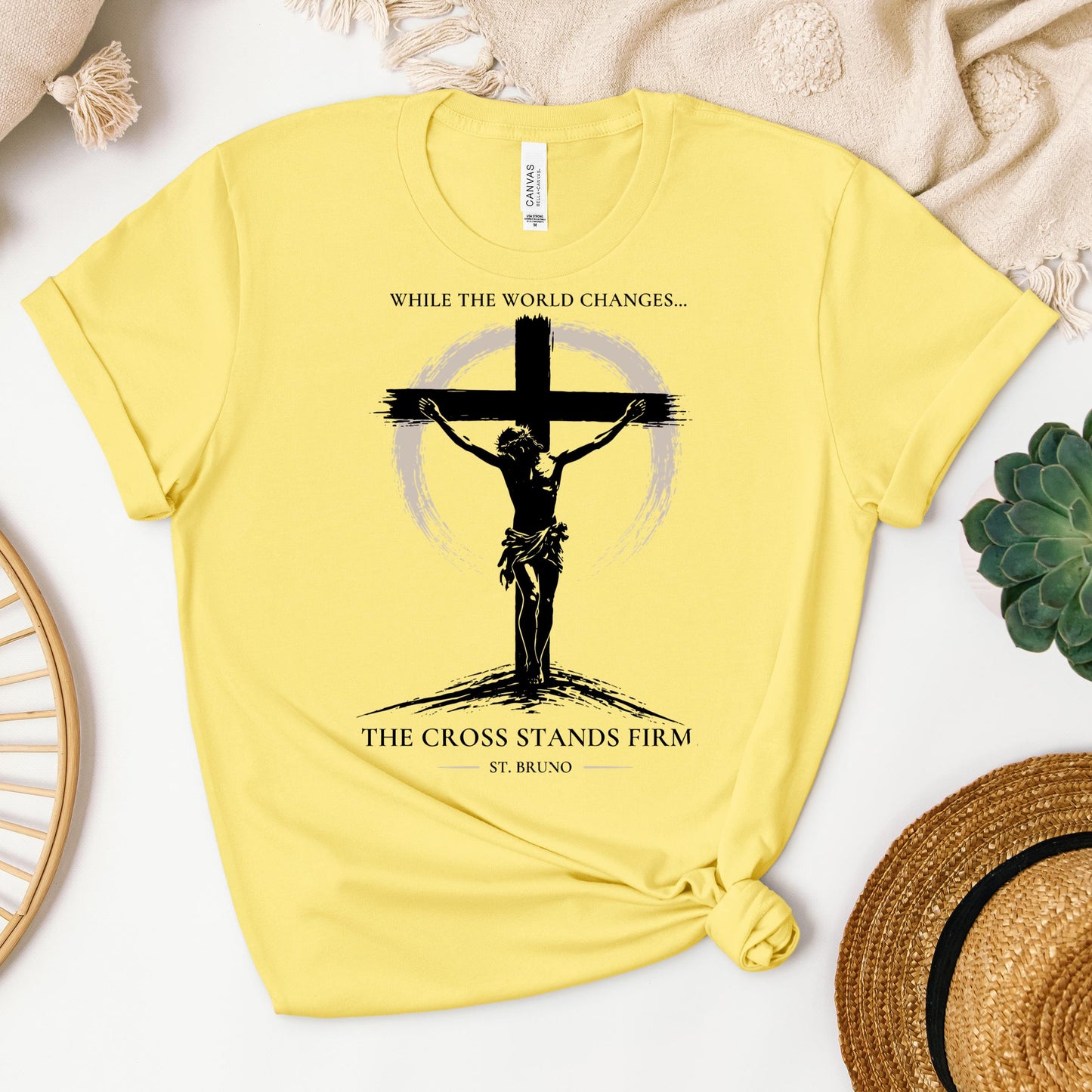 While The World Changes The Cross Stands Firm St. Bruno 01