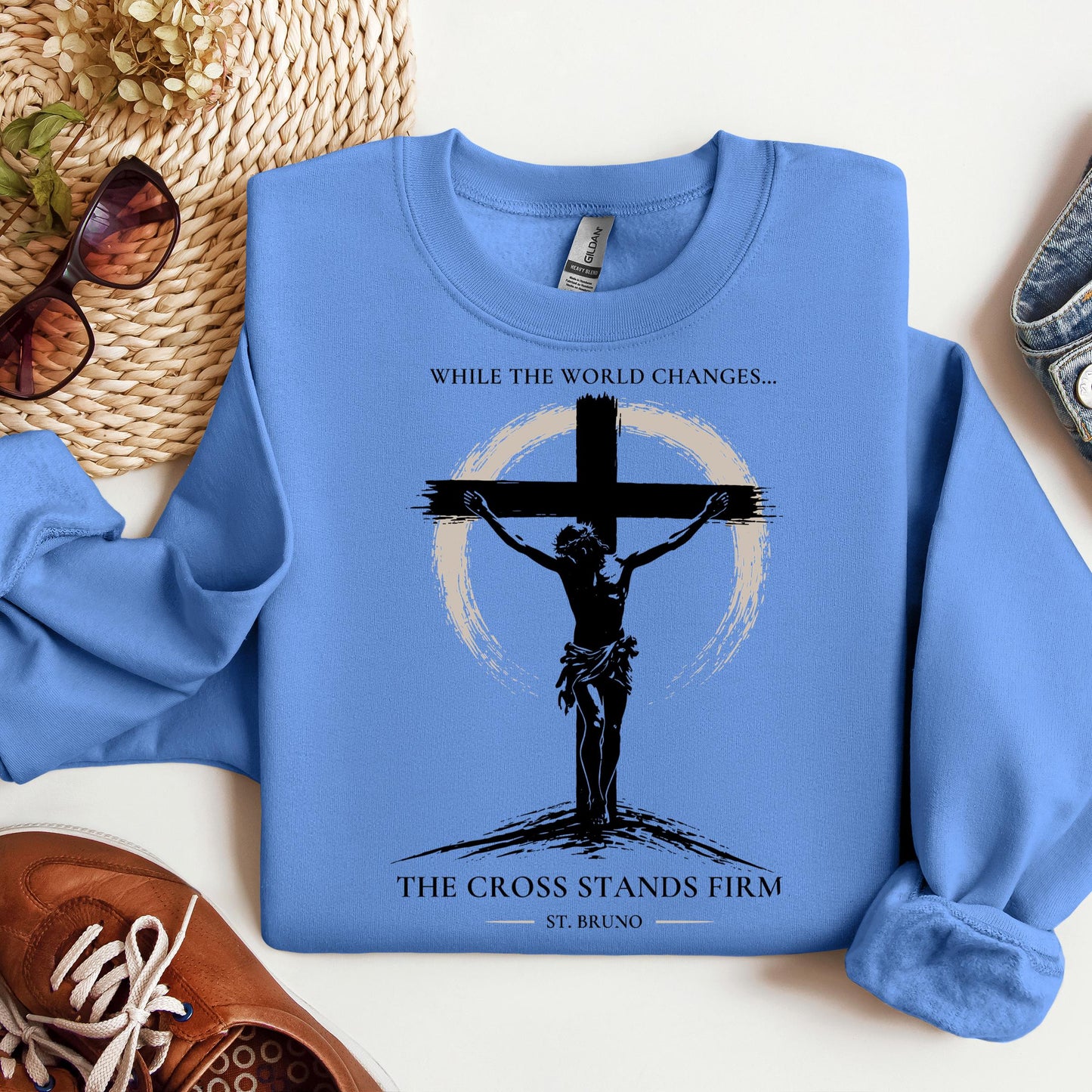 While The World Changes The Cross Stands Firm St. Bruno 01