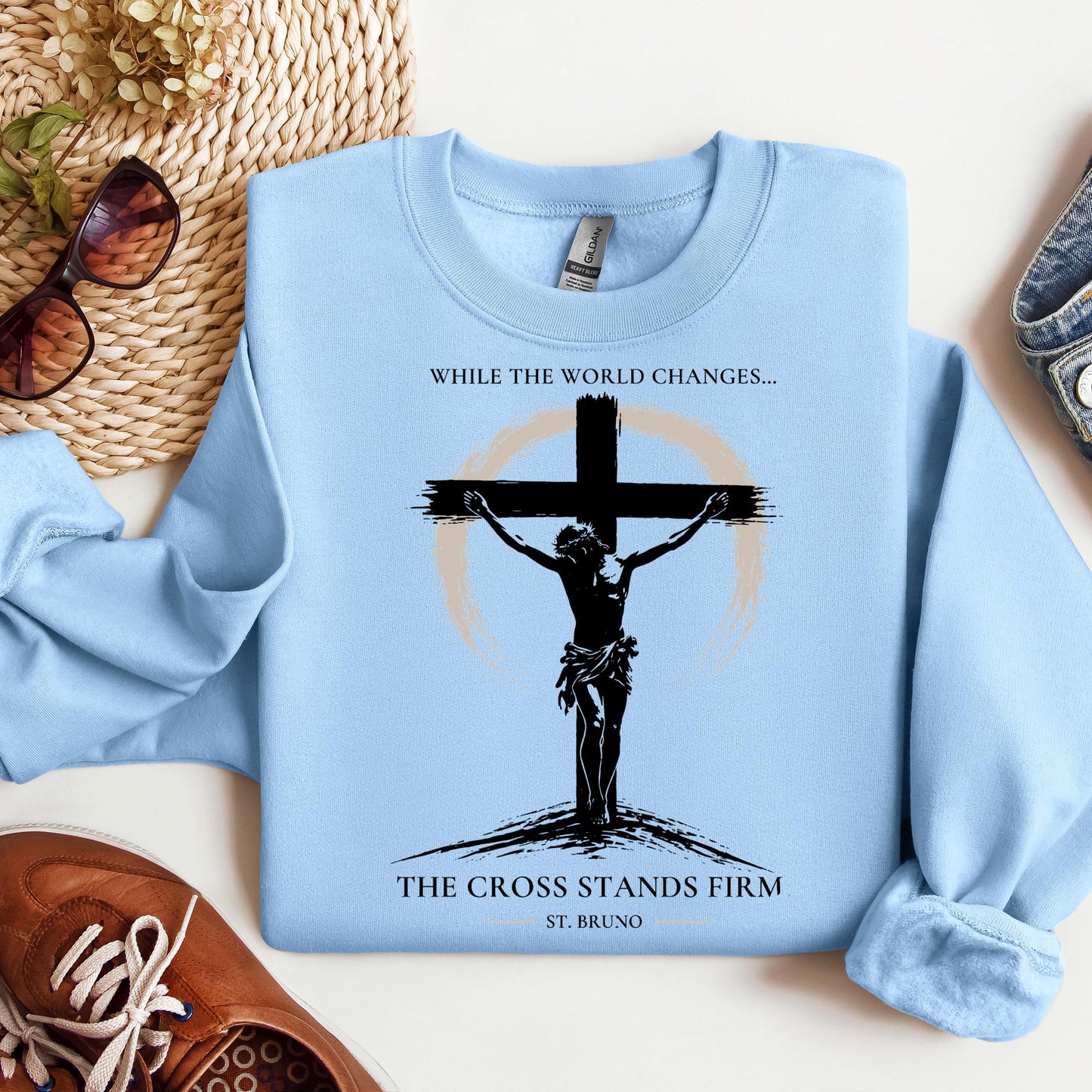 While The World Changes The Cross Stands Firm St. Bruno 01