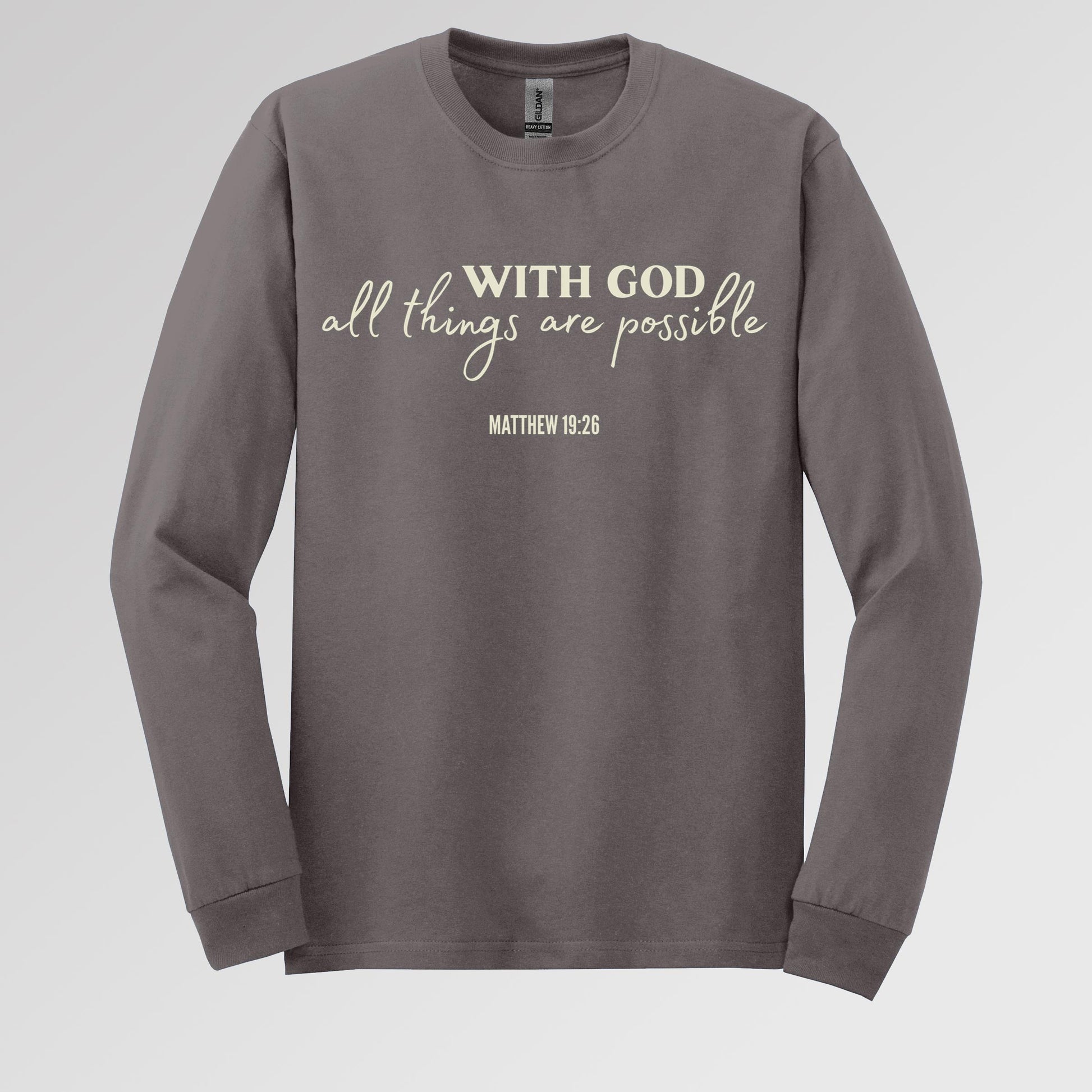 With God All Things Are Possible Matthew 19.26 01