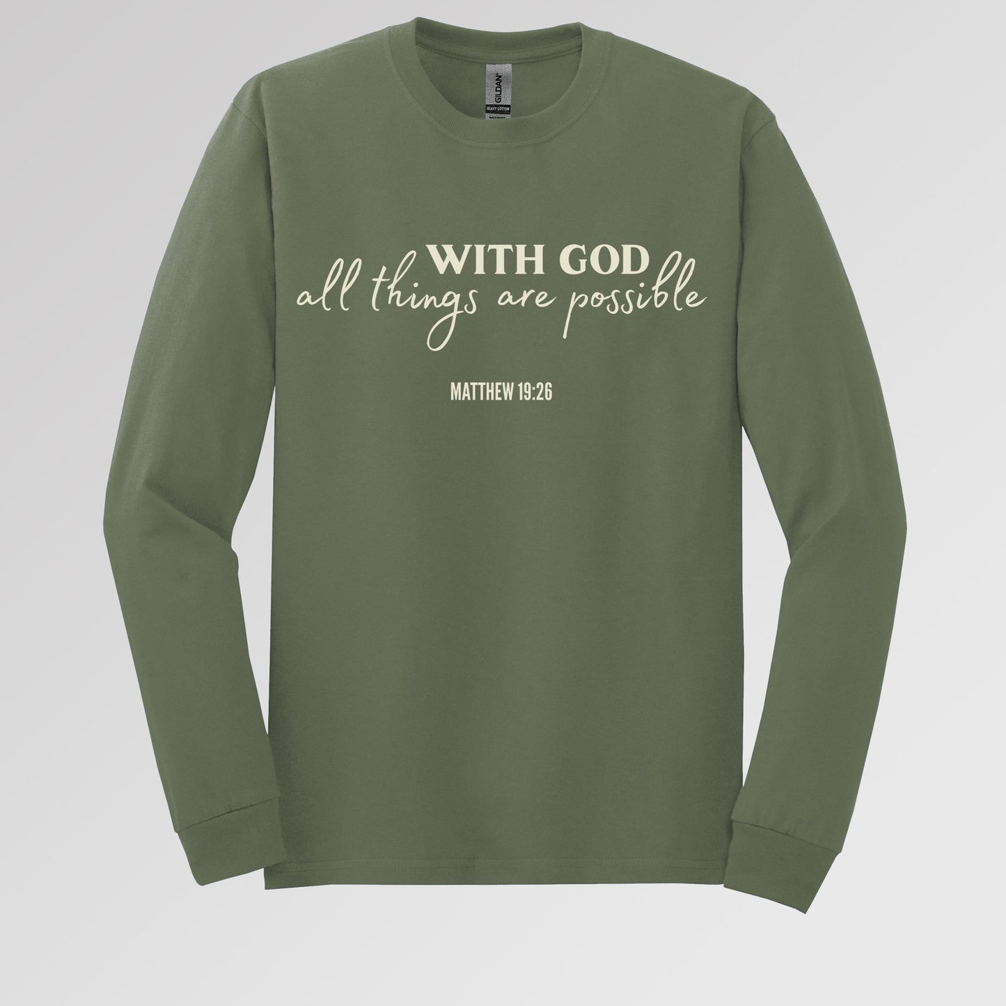 With God All Things Are Possible Matthew 19.26 01