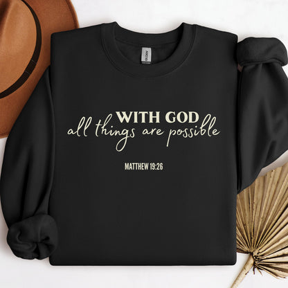 With God All Things Are Possible Matthew 19.26 01