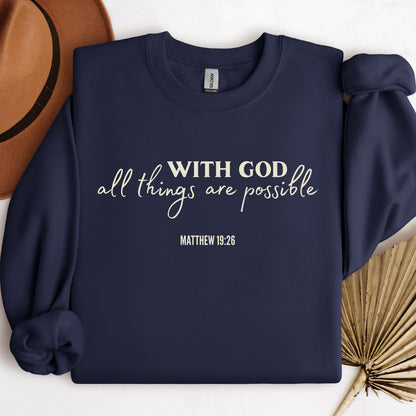 With God All Things Are Possible Matthew 19.26 01